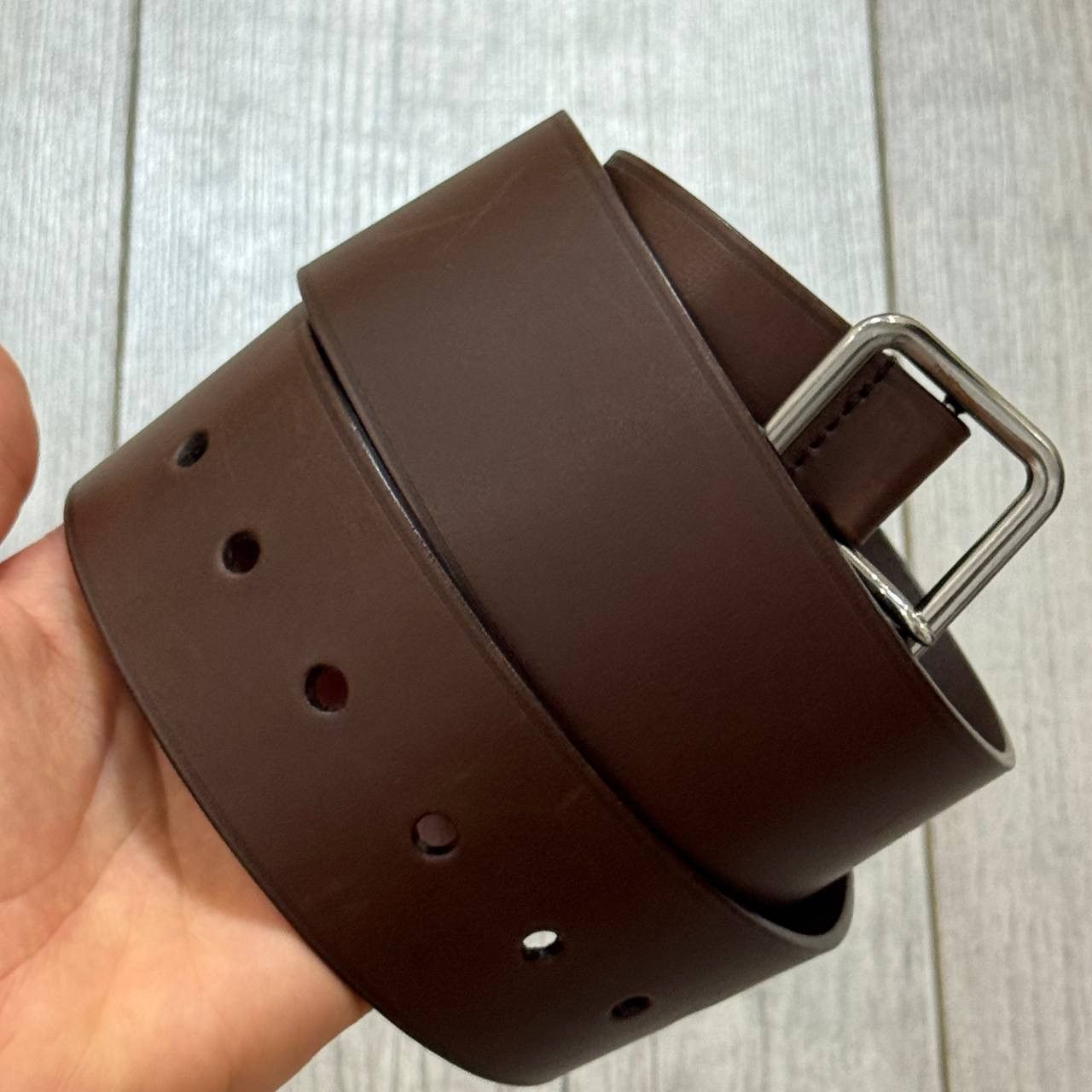 Jil Sander JIL SANDER BROWN LEATHER BELT Size ONE SIZE - 1 Thumbnail