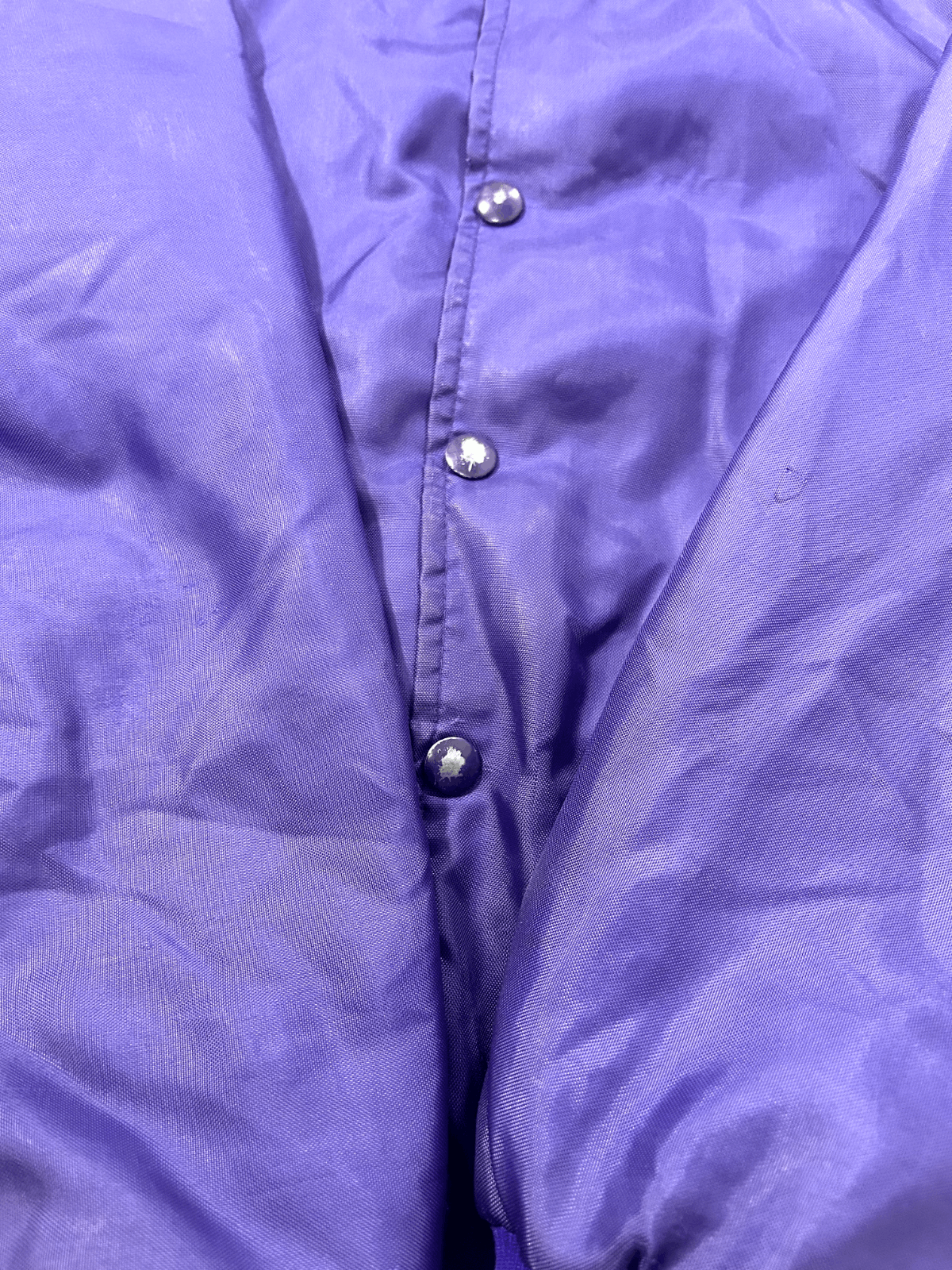 Vintage Vintage 70s/80s Indians Varsity Quilted Lined Button Up Nyl Size US S / EU 44-46 / 1 - 7 Thumbnail