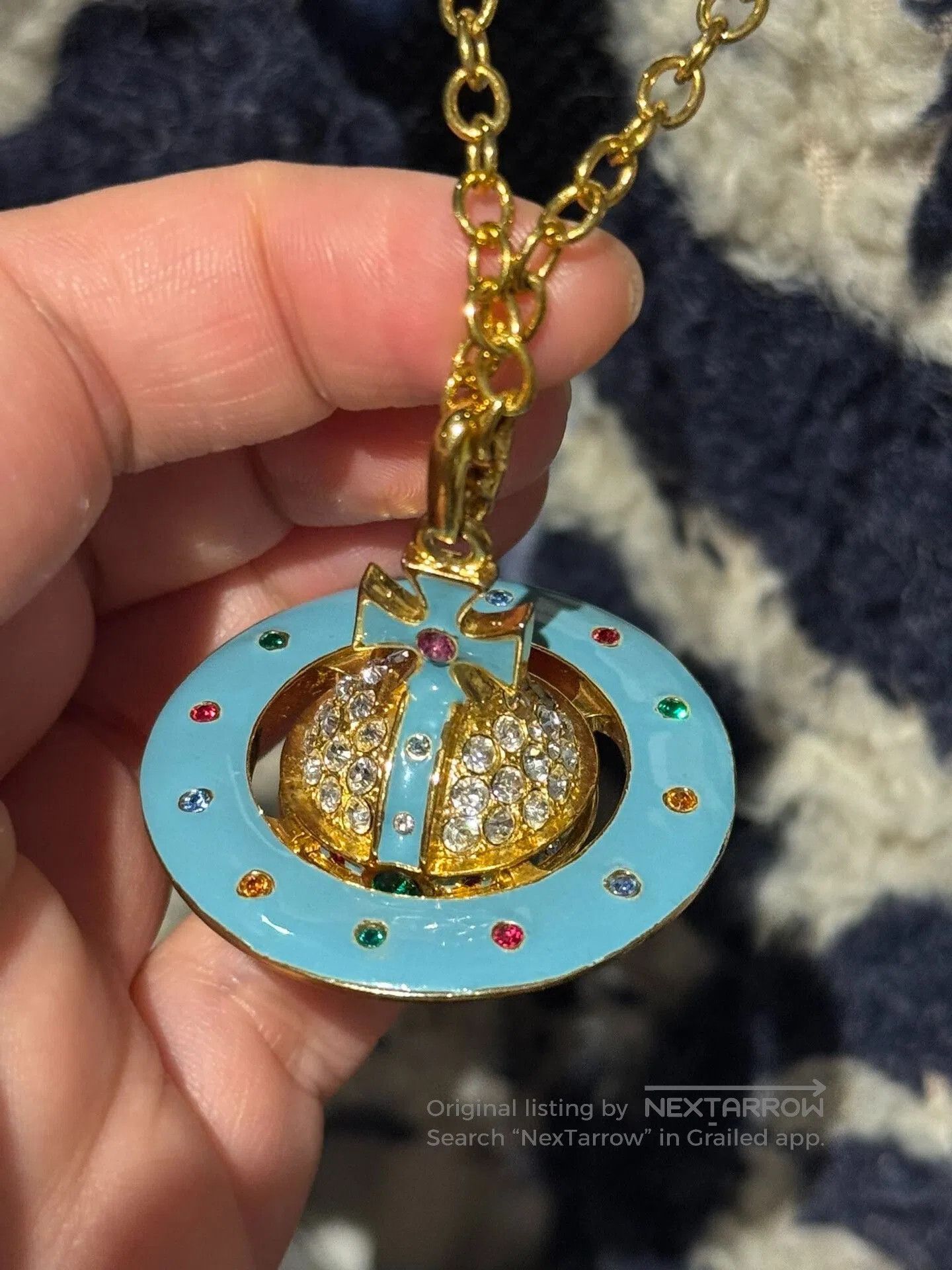 Vivienne Westwood vivienne westwood gold planet necklace. Size ONE SIZE - 4 Thumbnail
