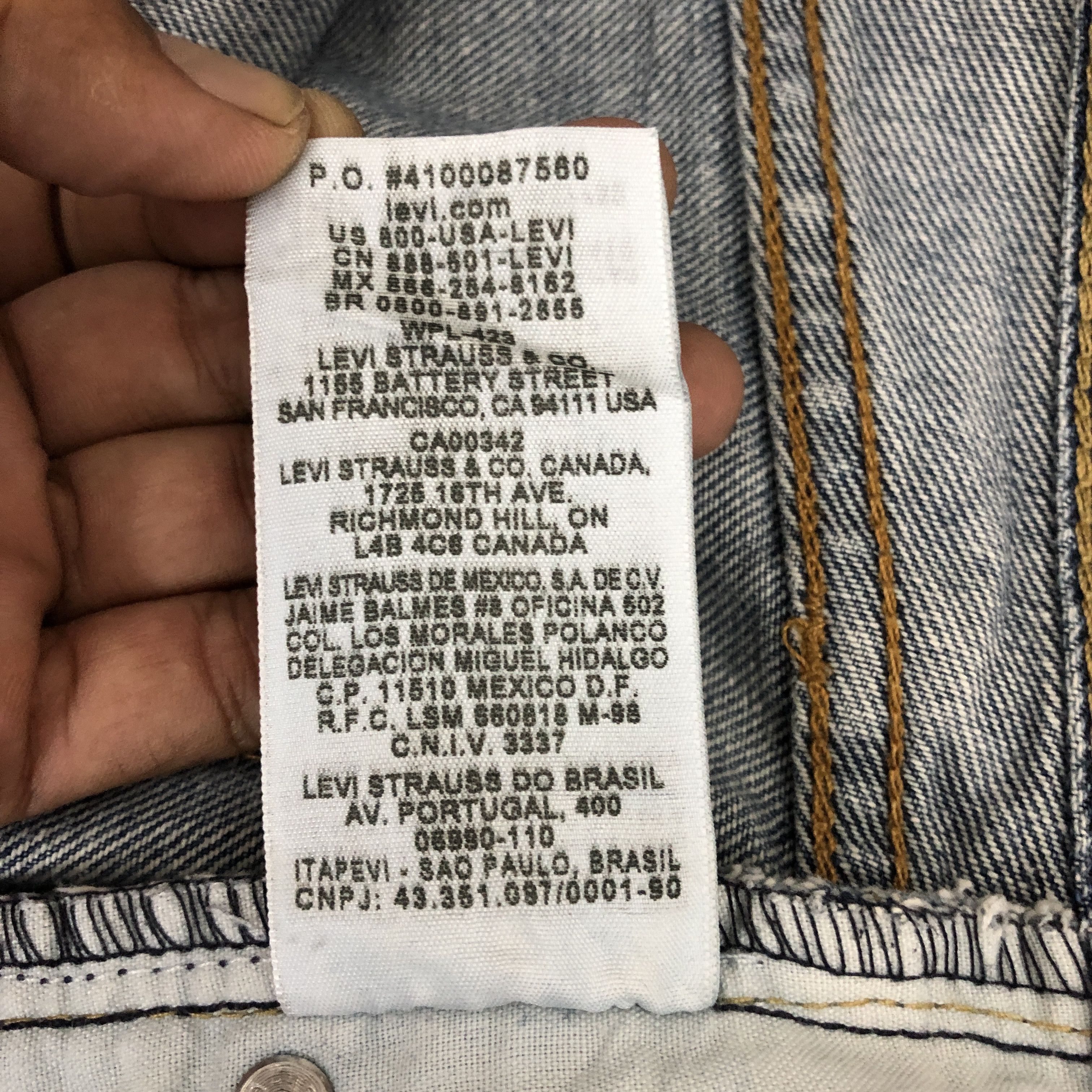 Levi's Vintage Levis 505 Light Wash Jeans Levi's Stonewash Denim Size US 36 / EU 52 - 7 Thumbnail