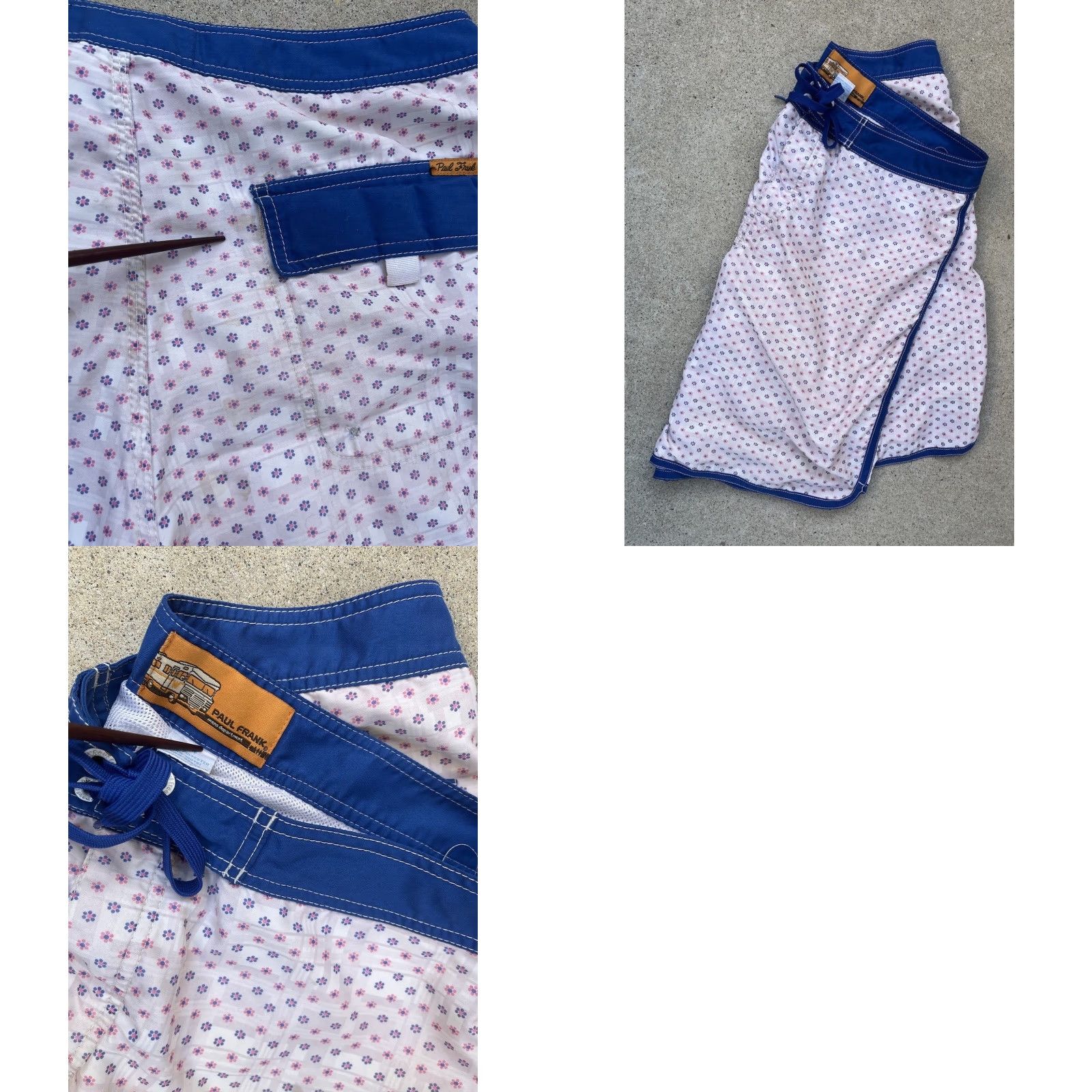 Paul Frank Men's Paul Frank Board Shorts Multicolor Floral 34 Swim Surf Beach Designer City Size US 34 / EU 50 - 9 Thumbnail