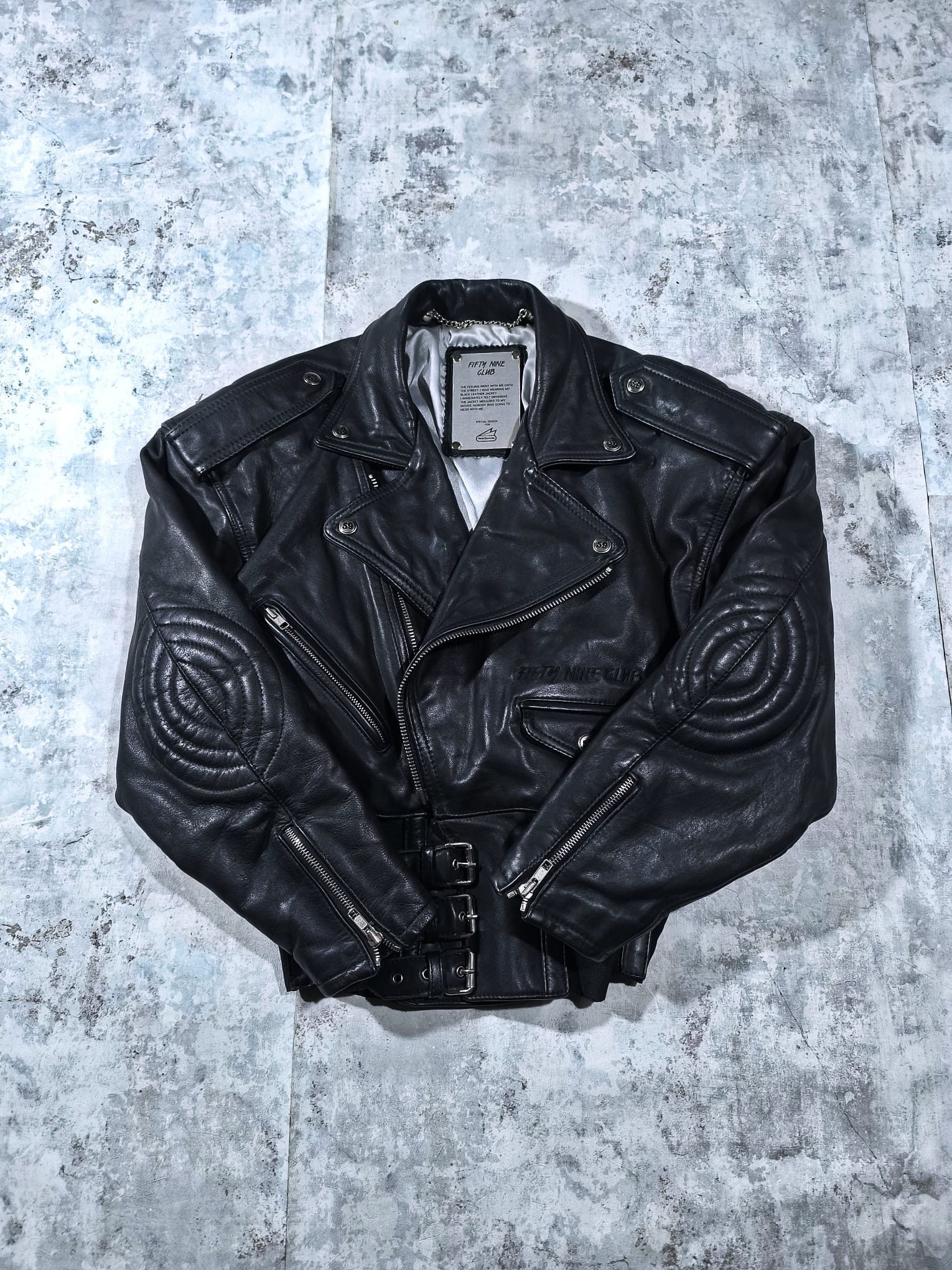 Leather Vintage Fifty Nine Club Women's Fitted Leather Jacket Size S / US 4 / IT 40 - 1 Thumbnail