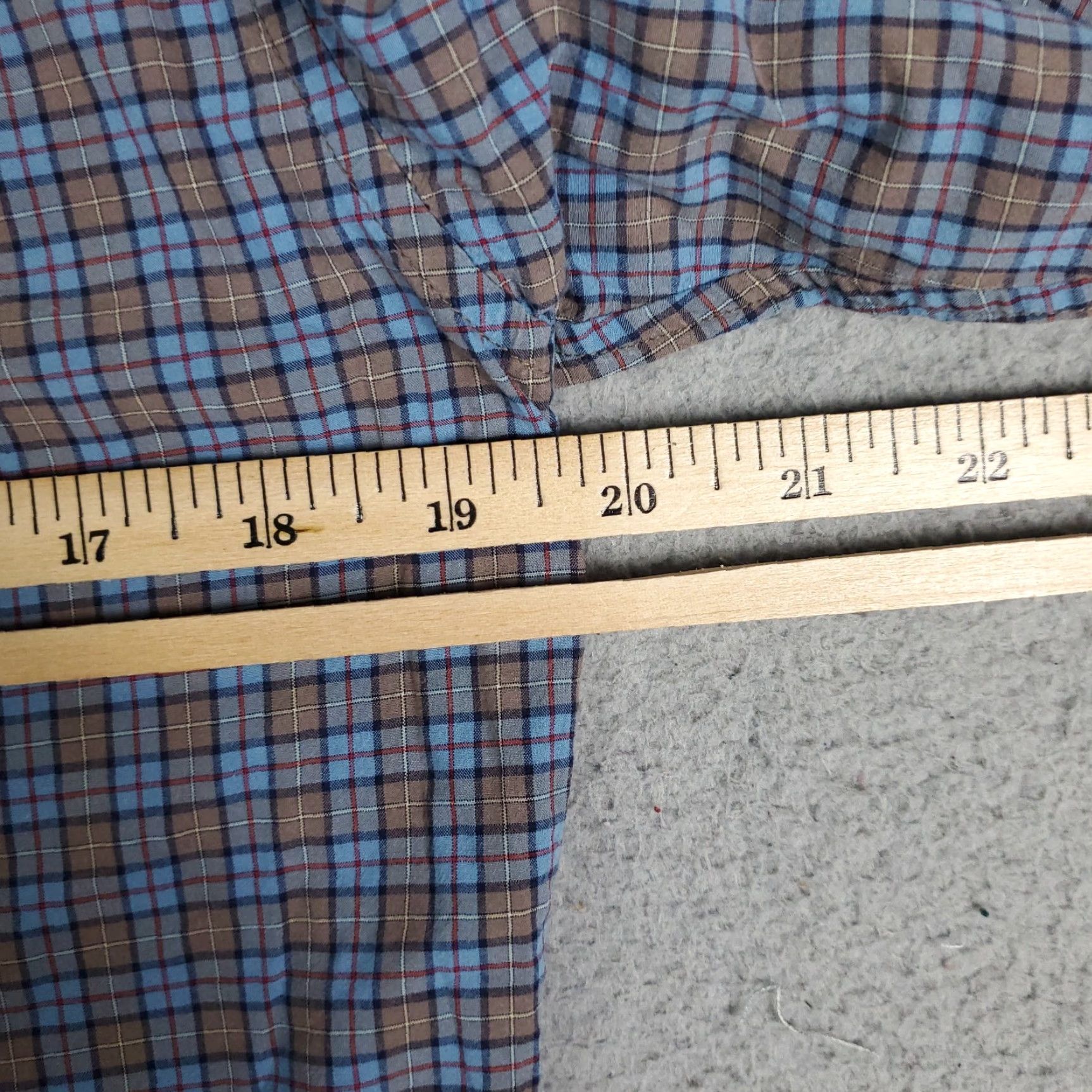 Cremieux Daniel Cremieux Men's Blue Plaid Long Sleeve Button-Up Shirt Size Small Size US S / EU 44-46 / 1 - 6 Thumbnail