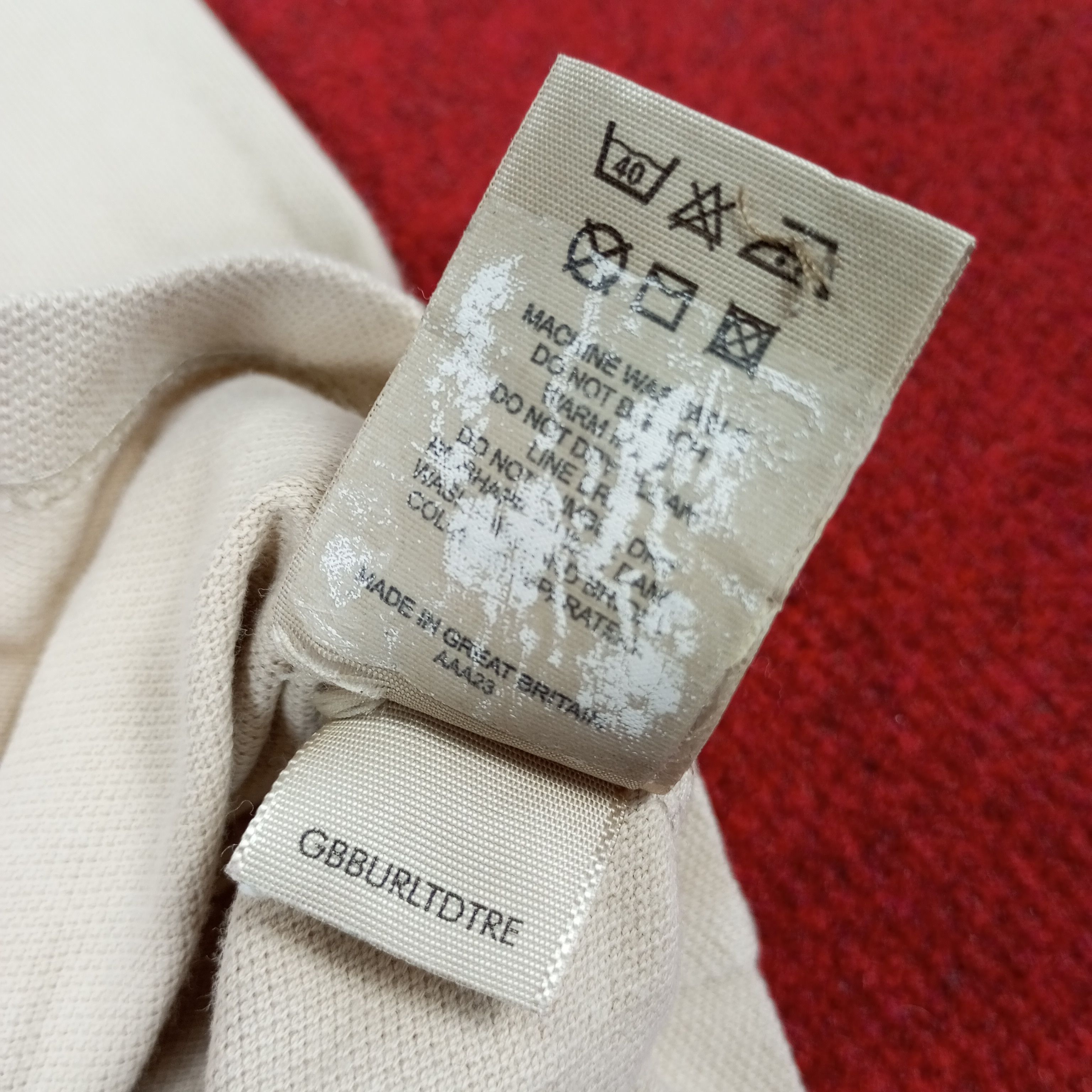 Burberry Burberry London Slim Fit Long Sleeve Polos Size US L / EU 52-54 / 3 - 7 Thumbnail