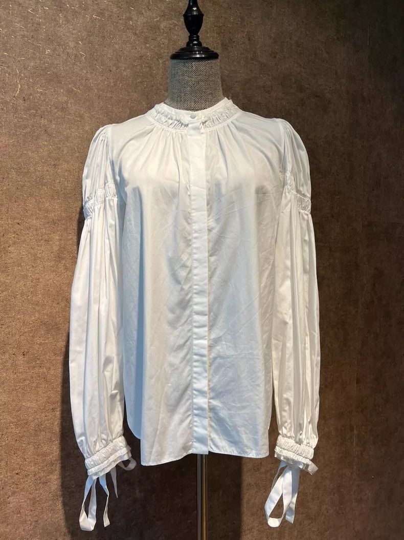 Alexander McQueen Alexander Mcqueen White court shirt Size M / US 6-8 / IT 42-44 - 2 Thumbnail