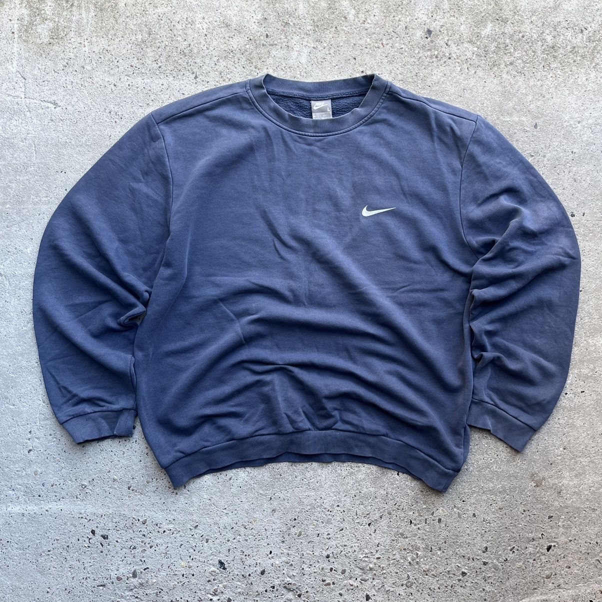 Nike × Vintage Nike washed sweatshirt crewneck vintage swoosh Size US L / EU 52-54 / 3 - 1 Thumbnail