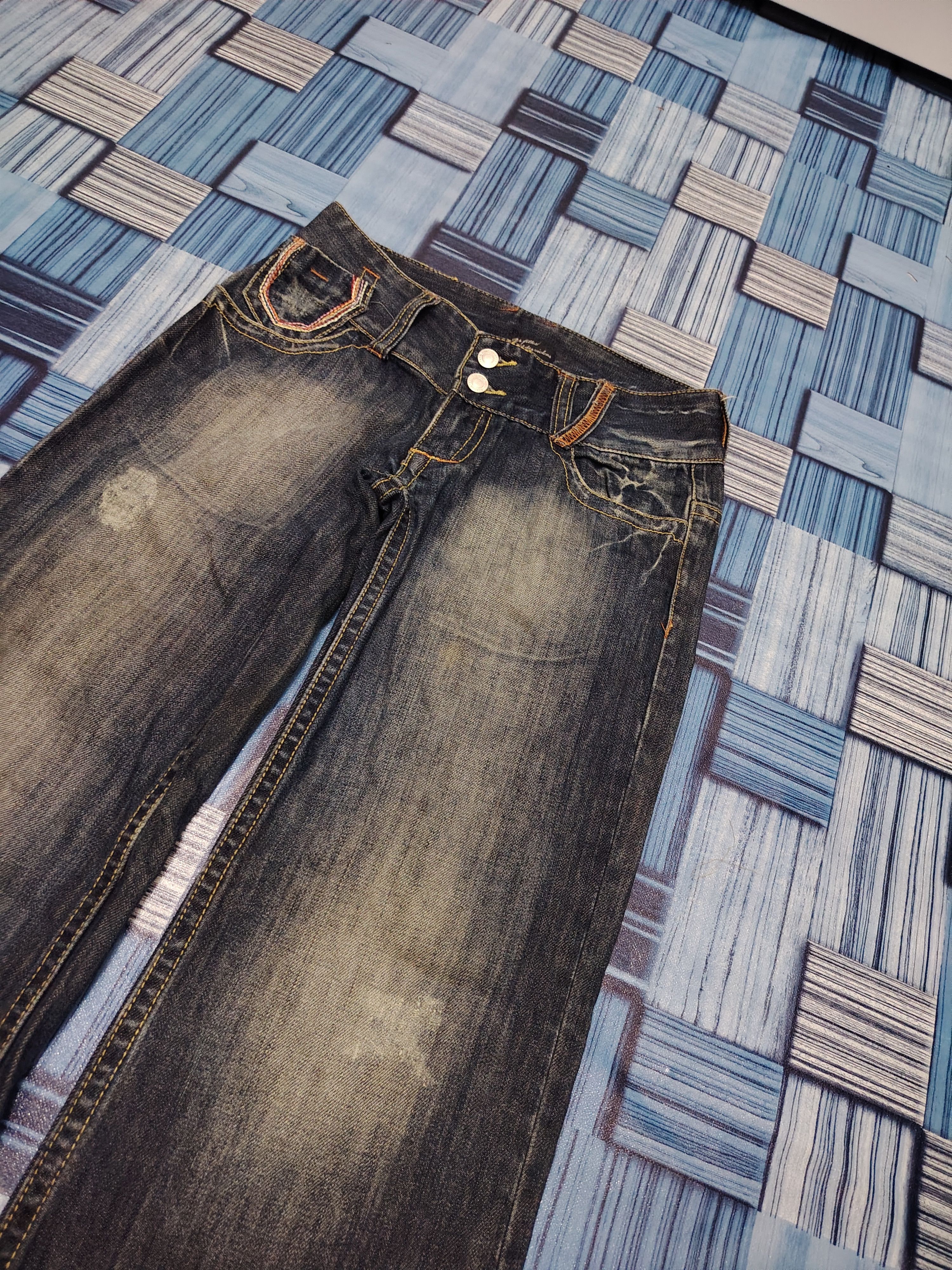 Hysteric Glamour Bell Bottom 💥Insane💥 90s Japanese Flared Jeans Bootcut Size 28" / US 6 / IT 42 - 12 Thumbnail
