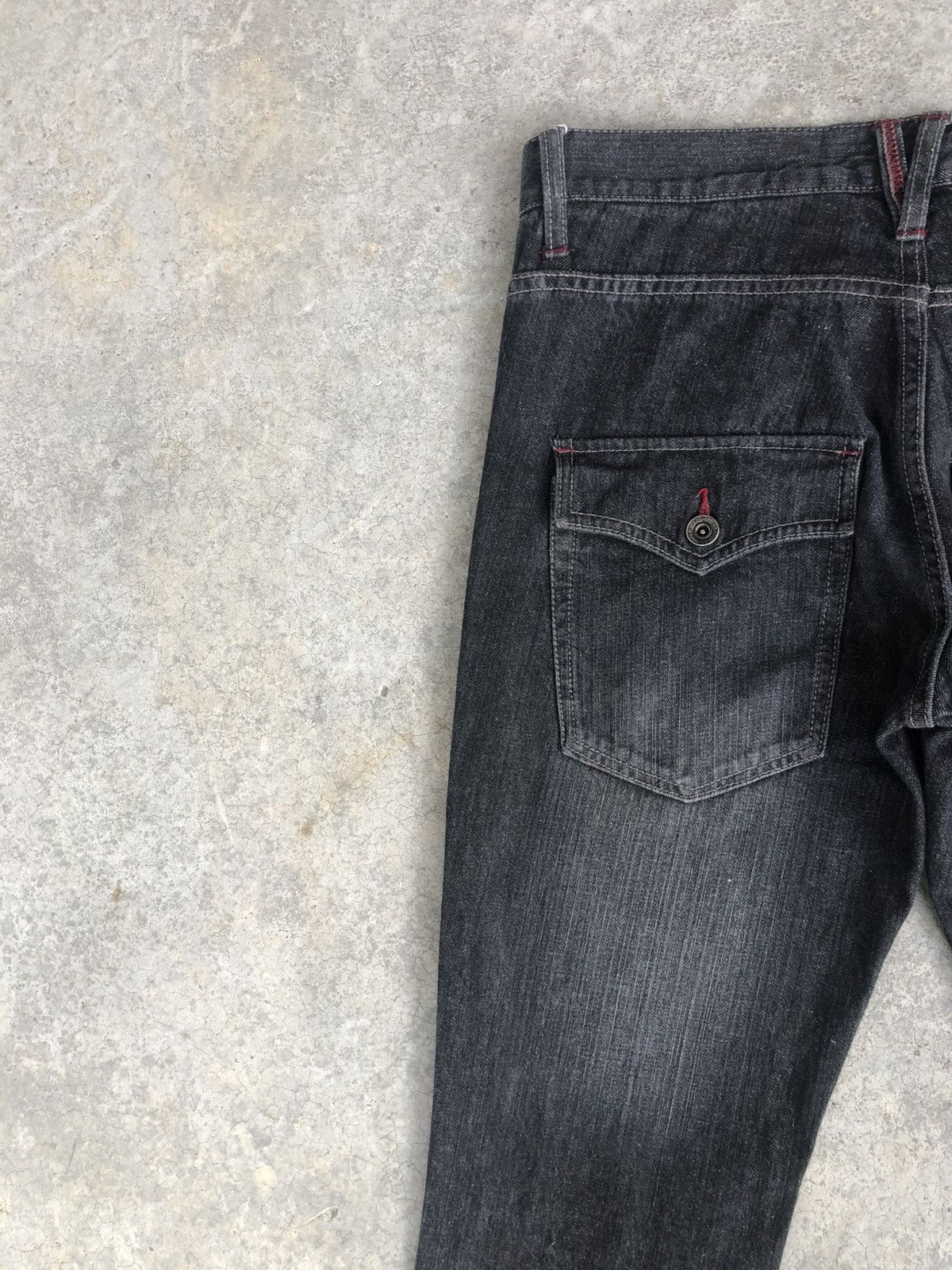 If Six Was Nine Japanese Barcedos Flared Jeans Bootcut Distressed Jeans Size US 31 - 9 Thumbnail