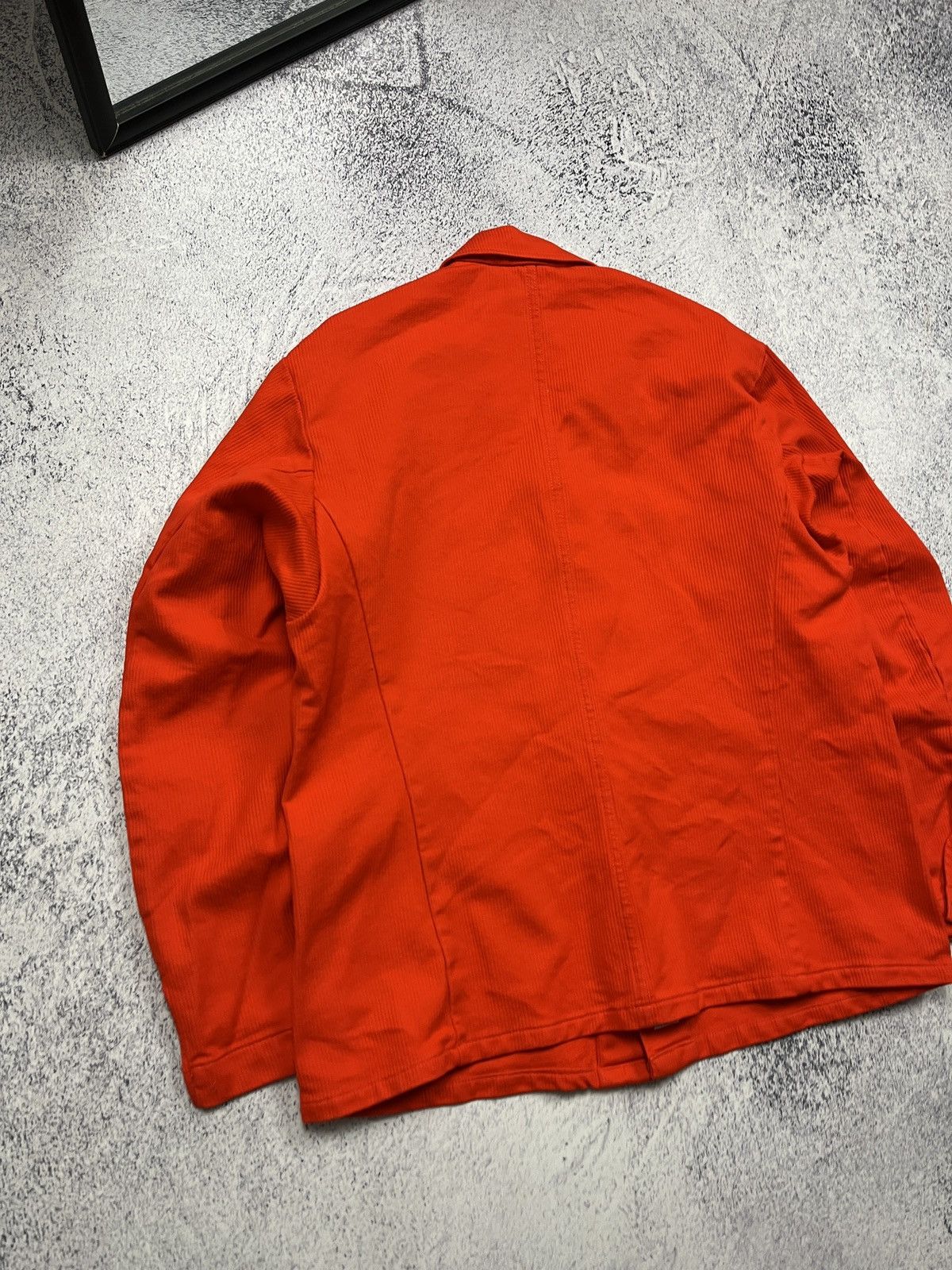 Le Laboureur Vintage 90’s Streule’s German Workwear Chore Jacket Orange Size US L / EU 52-54 / 3 - 16 Thumbnail