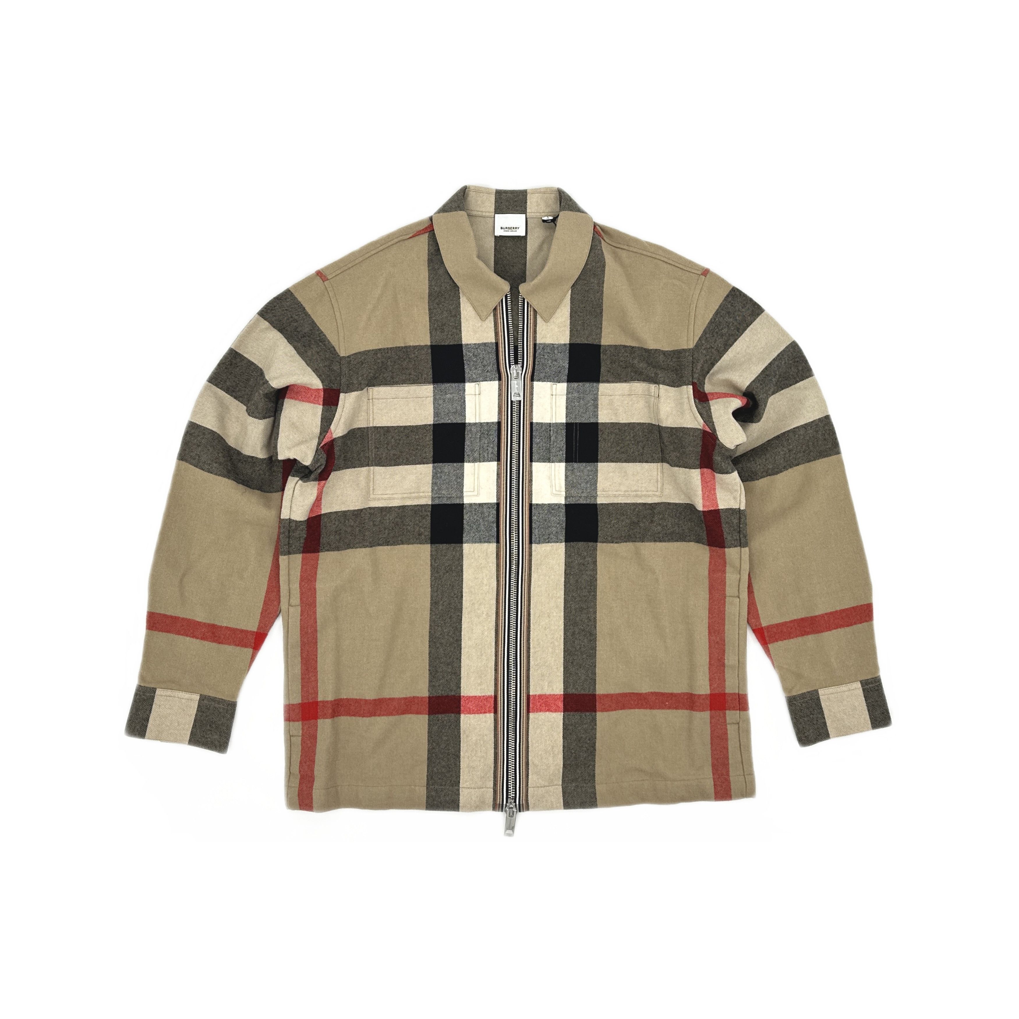 Burberry Burberry Check Zip Jacket Size L Size US L / EU 52-54 / 3 - 1 Thumbnail