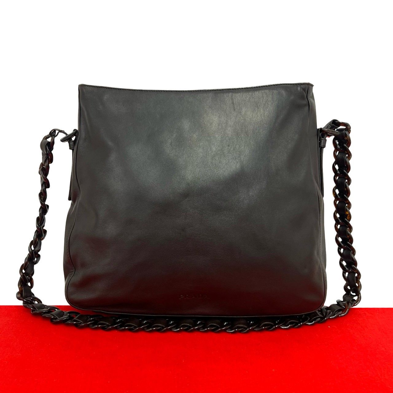 Prada Prada Prada Leather Shoulder Bag Leather Shoulder Bag DUTY FREE for USA Size ONE SIZE - 1 Thumbnail