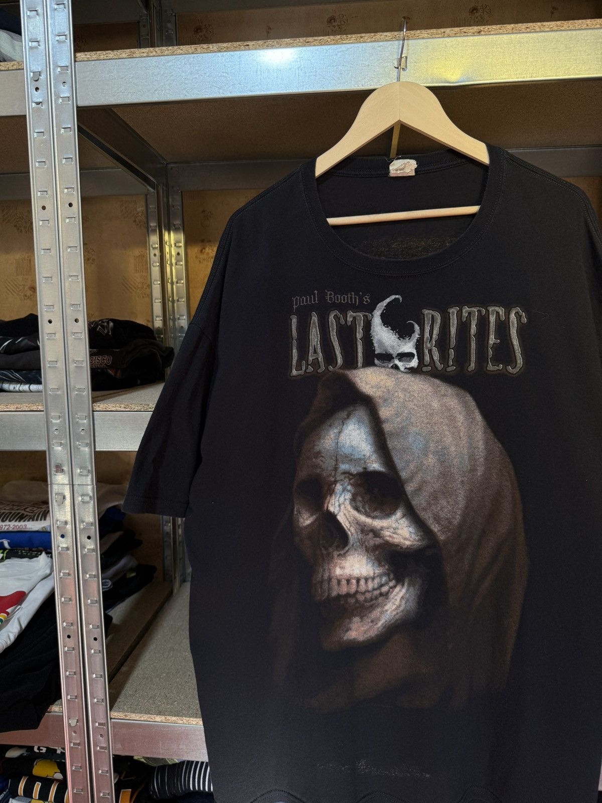 Band Tees × Vintage Vintage 2012 Paul Booth Last Rites Tattoo Art T-Shirt Y2K Size US XXL / EU 58 / 5 - 3 Thumbnail
