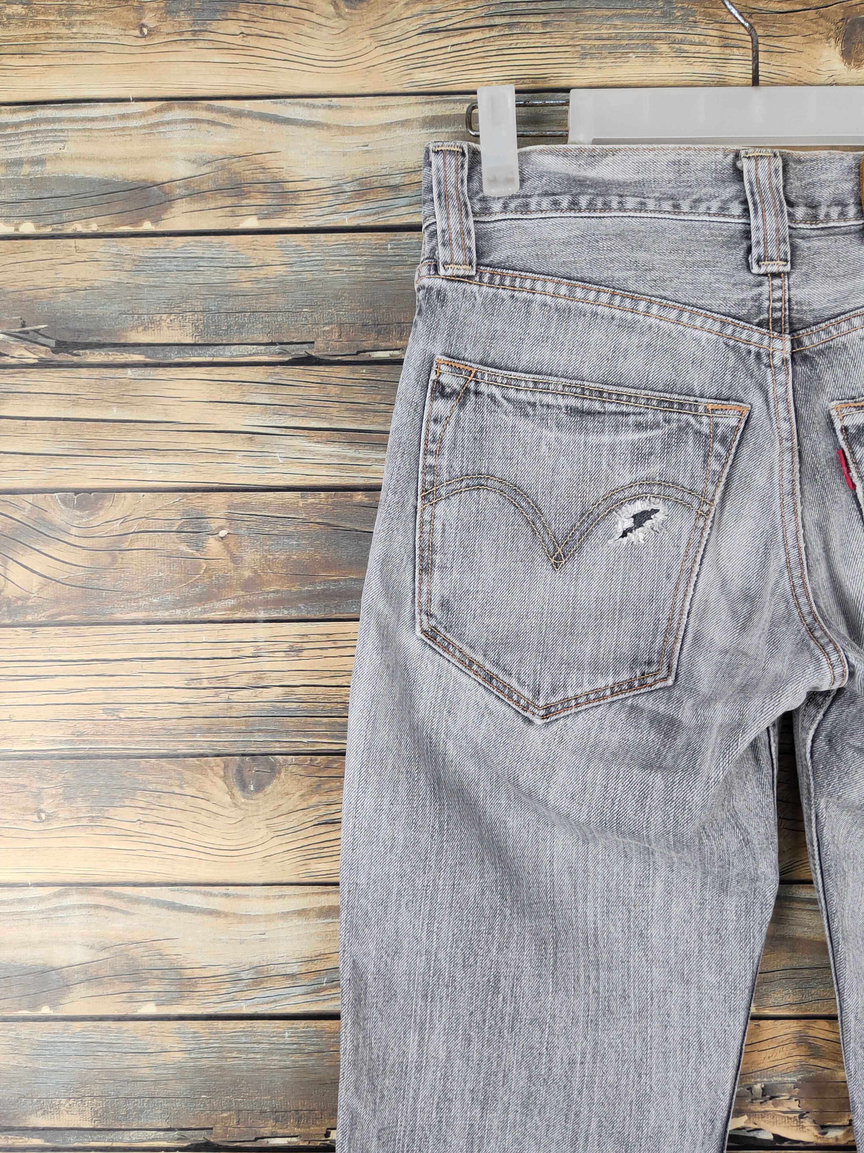 Levi's Levi's Black Faded Distressed Ripped Jeans#W1486 Size US 29 - 8 Thumbnail