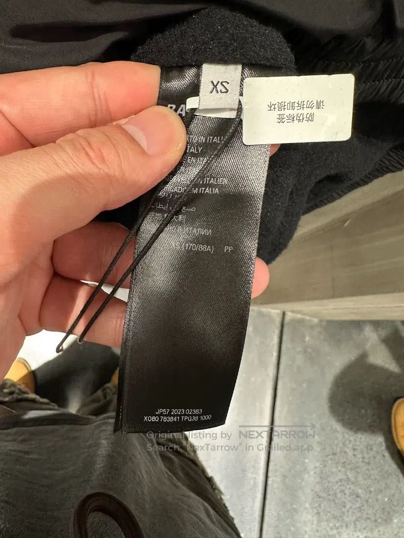 Balenciaga Balenciaga Arm gradient text fleece zipper nylon jacket Size US XS / EU 42 / 0 - 6 Thumbnail