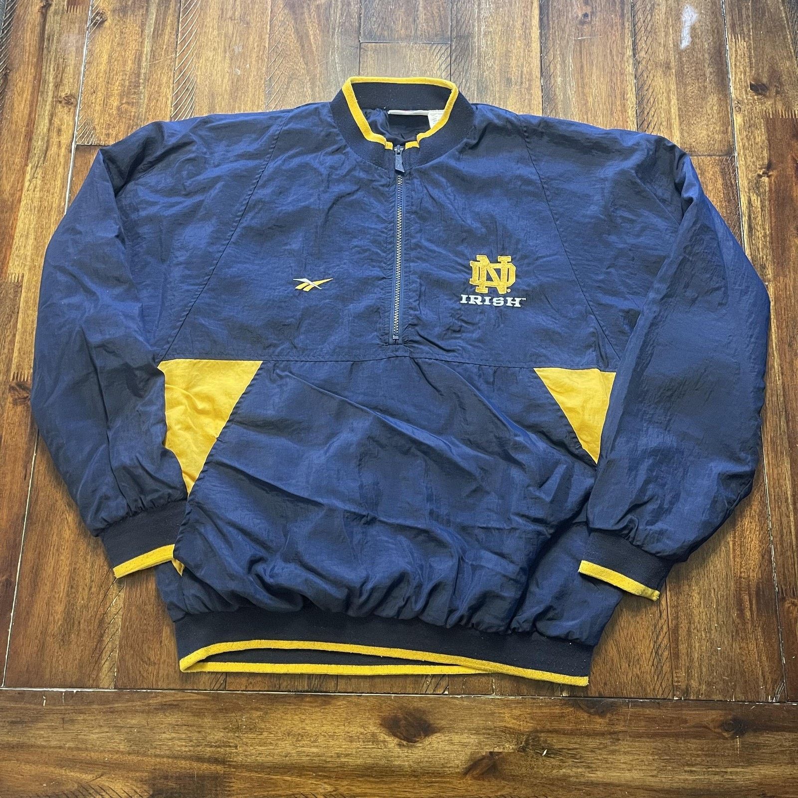 Reebok Vintage Notre Dame Fighting Irish Jacket M Football Reebok Size US M / EU 48-50 / 2 - 3 Thumbnail