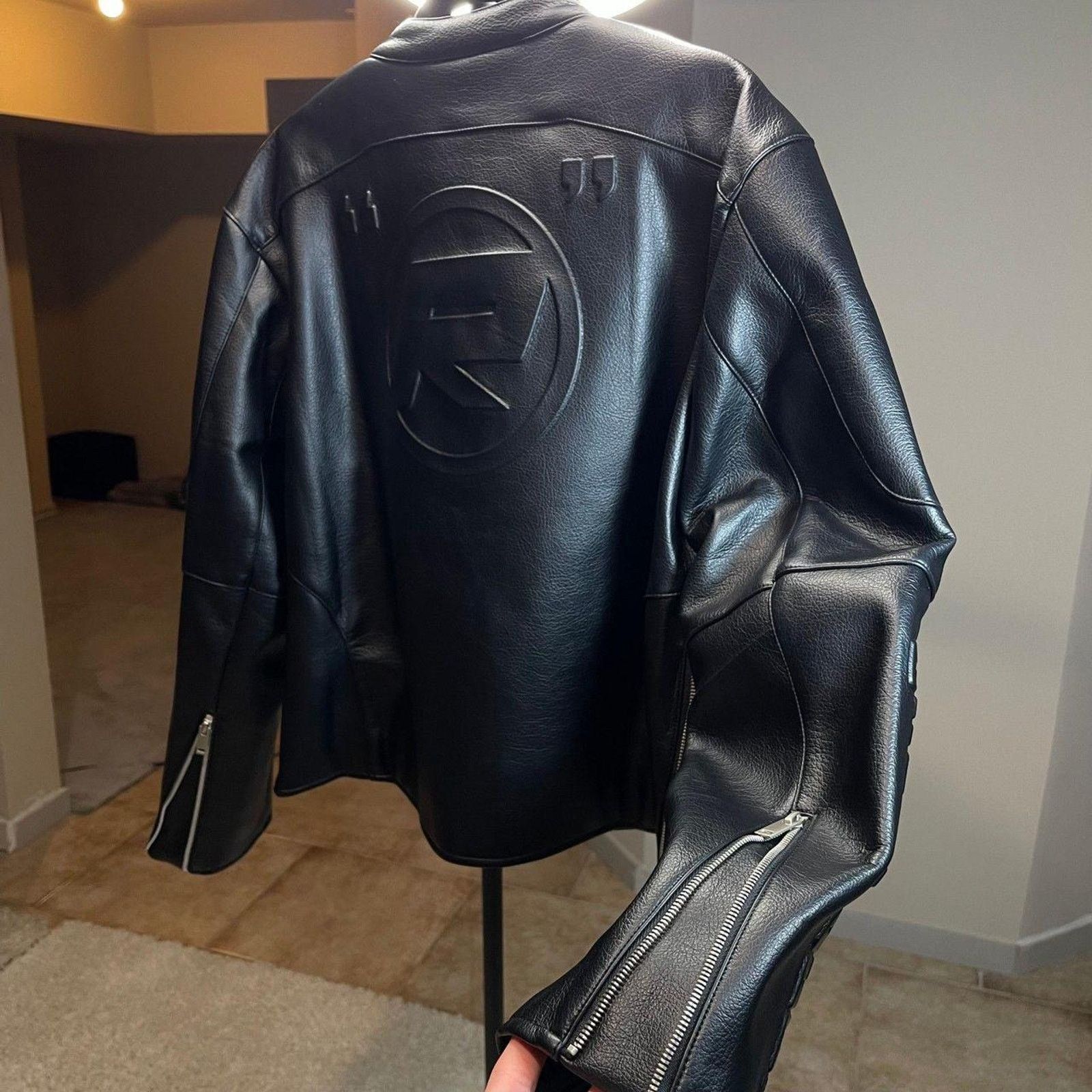 Japanese Brand RYE CHASIN "CHASE"追逐“ RACING LEATHER JACKET Size US M / EU 48-50 / 2 - 4 Thumbnail