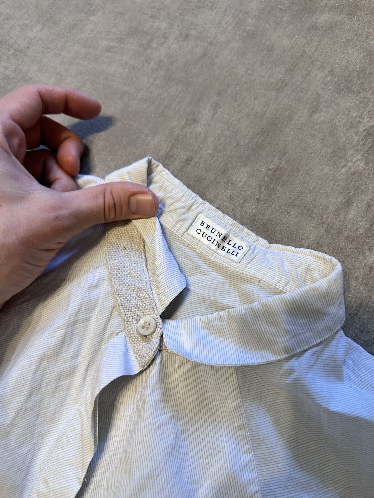 Brunello Cucinelli Brunello Cucinelli Shirt Button Up Made in Italy Size S / US 4 / IT 40 - 3 Thumbnail