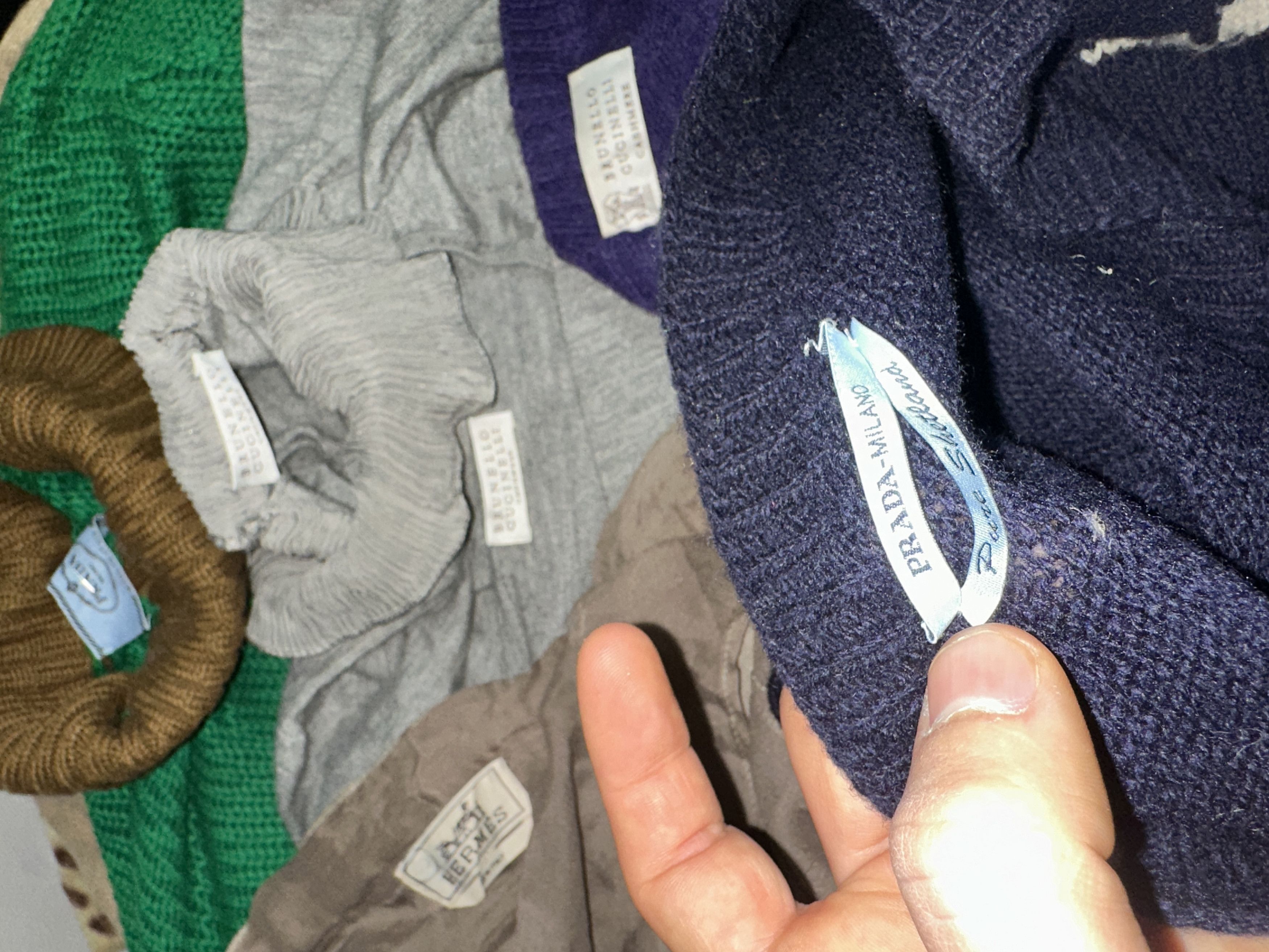 Prada Prada Shetland Wool Knit Sweater IT 50 Unique Construction Size US M / EU 48-50 / 2 - 8 Thumbnail