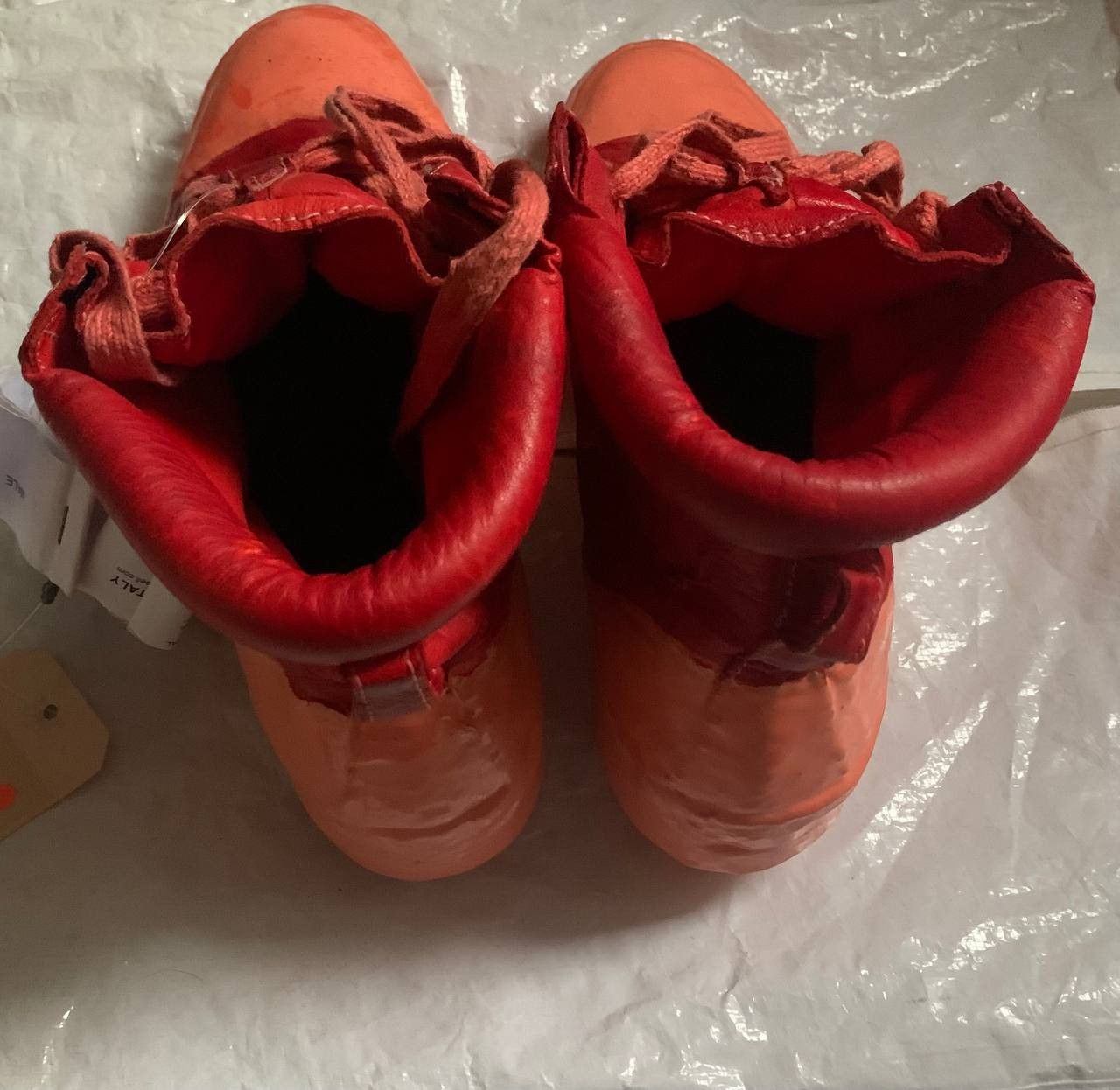 Carol Christian Poell Red Drip Leather Sneakers Size US 9.5 / EU 42-43 - 4 Thumbnail