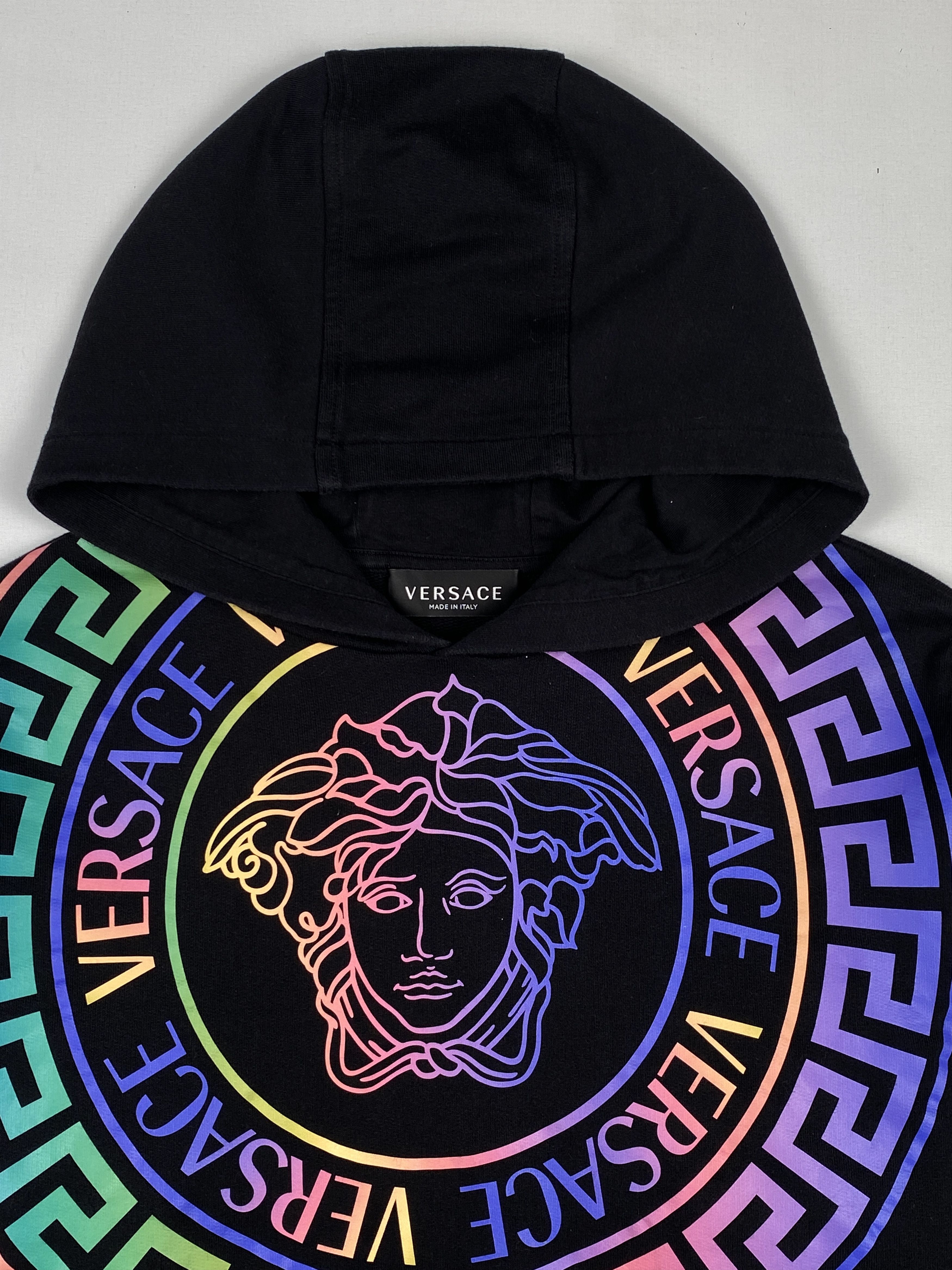 Versace Multicolor Medusa Logo Hoodie Size US M / EU 48-50 / 2 - 3 Thumbnail