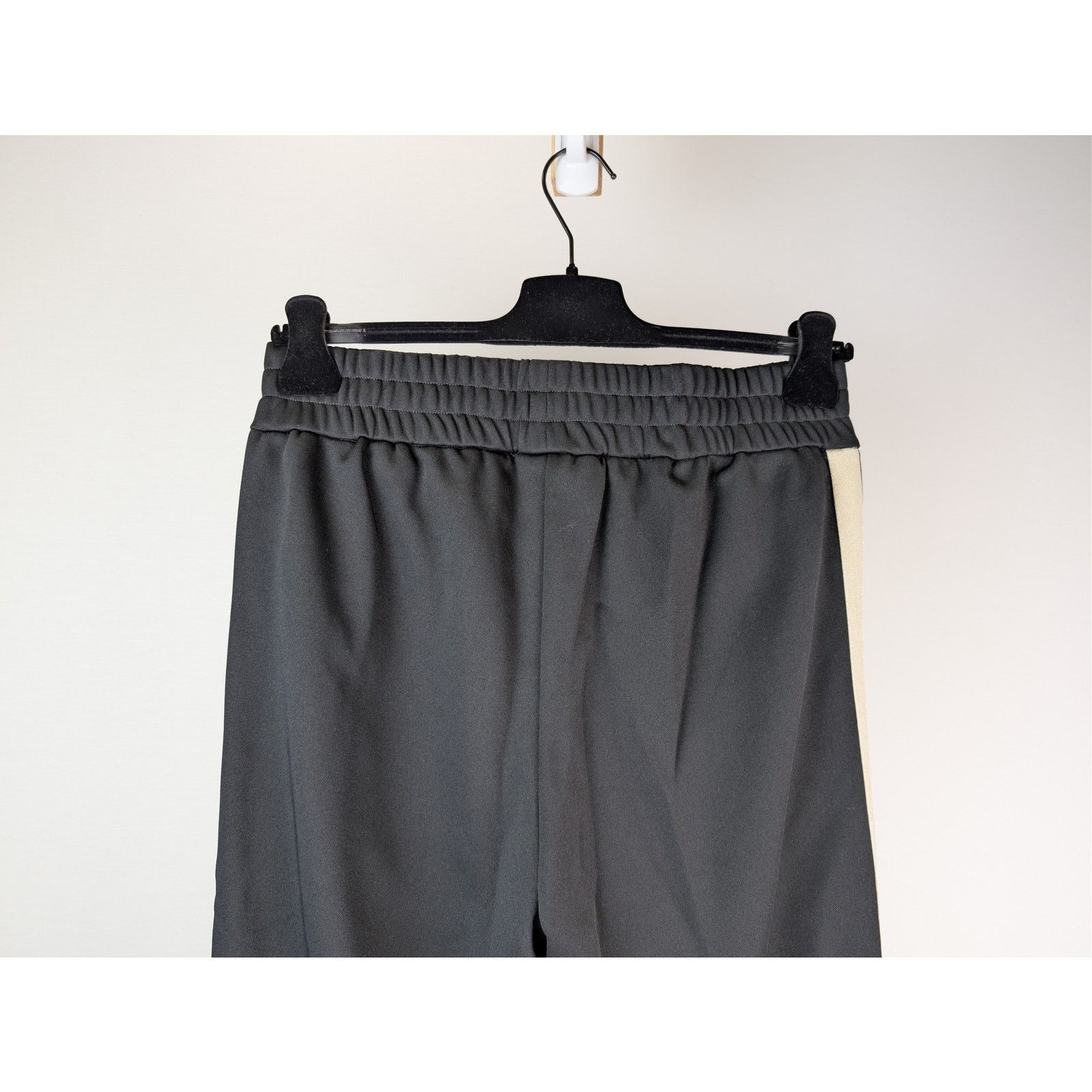 Palm Angels o1rshd1 Q:2 / Classic Logo Track Pants in Black / Off-White Size US 38 / EU 54 - 11 Thumbnail