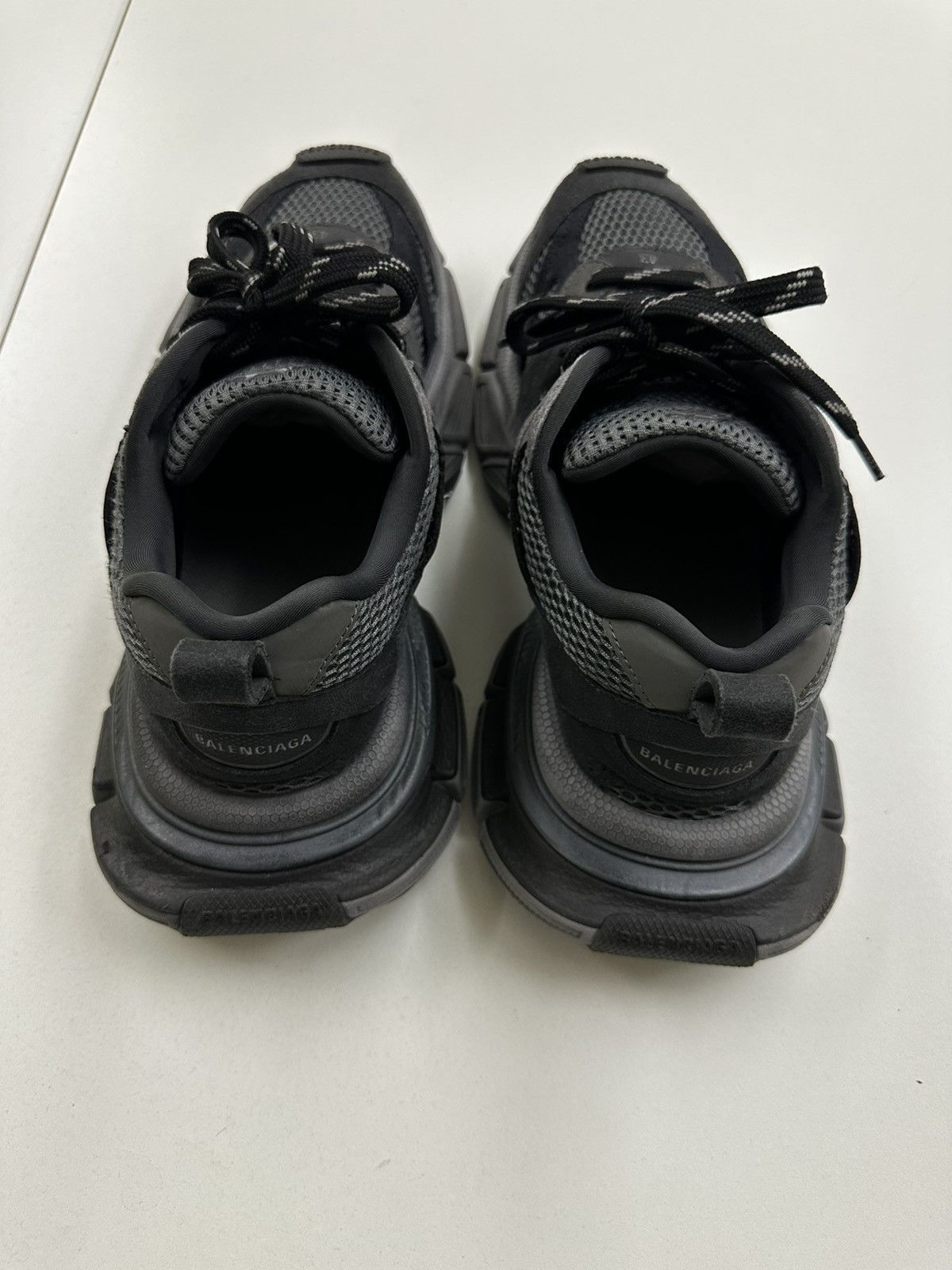 Balenciaga Balenciaga 3XL Sneakers black grey suede blended Size US 10 / EU 43 - 3 Thumbnail