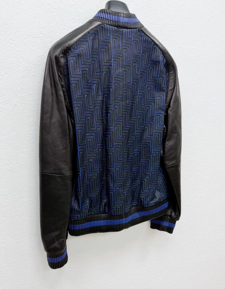Versace Versace Men's padded leather jacket classic embroidered de Size US S / EU 44-46 / 1 - 5 Thumbnail