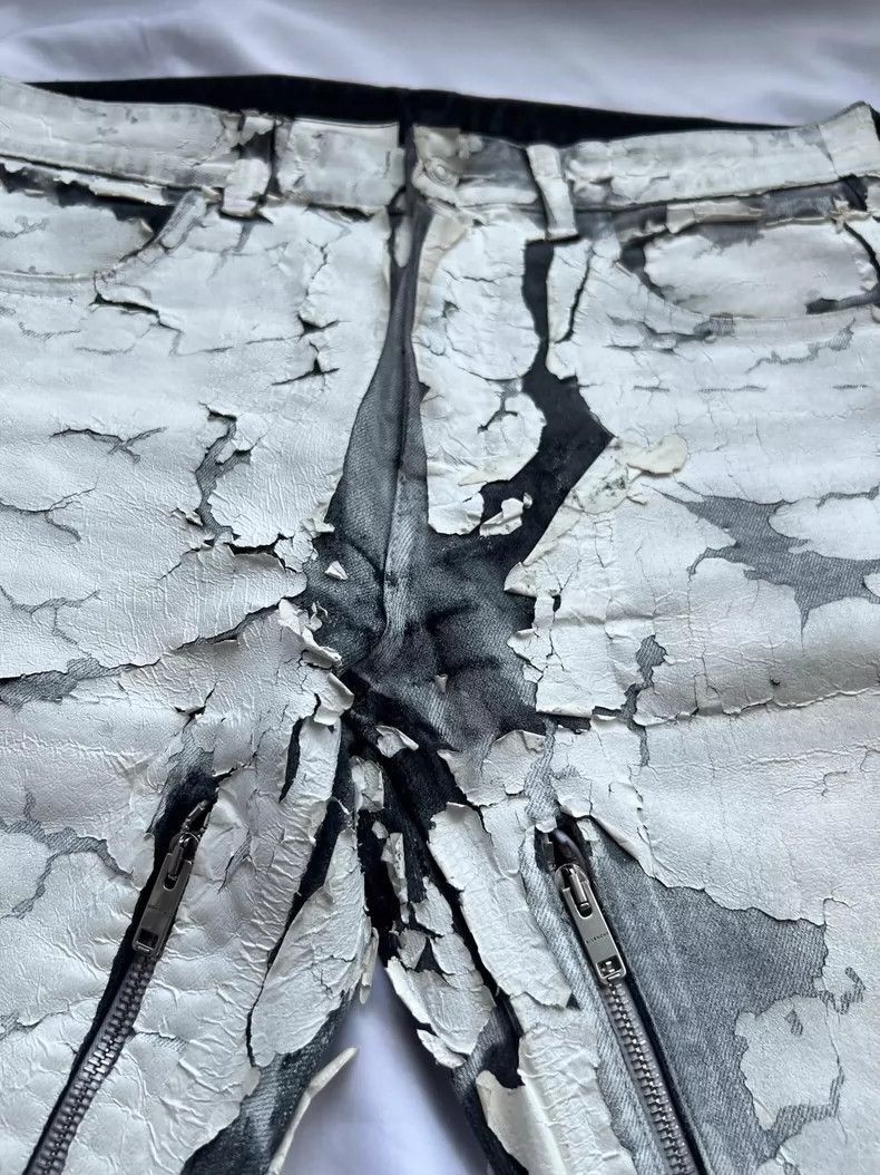 Givenchy givenchy crackled pants with zipper details-2507 Size US 32 / EU 48 - 8 Thumbnail