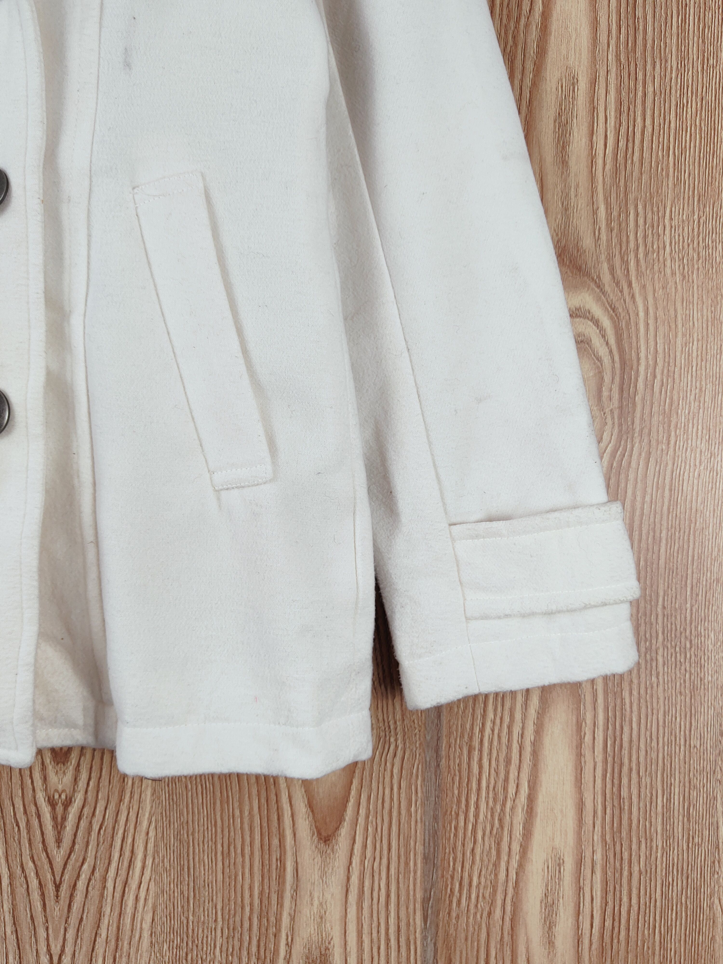 Japanese Brand × Vintage C o.l.z.a Cream Fur Coats Vintage Avant garde fashion Size M / US 6-8 / IT 42-44 - 7 Thumbnail