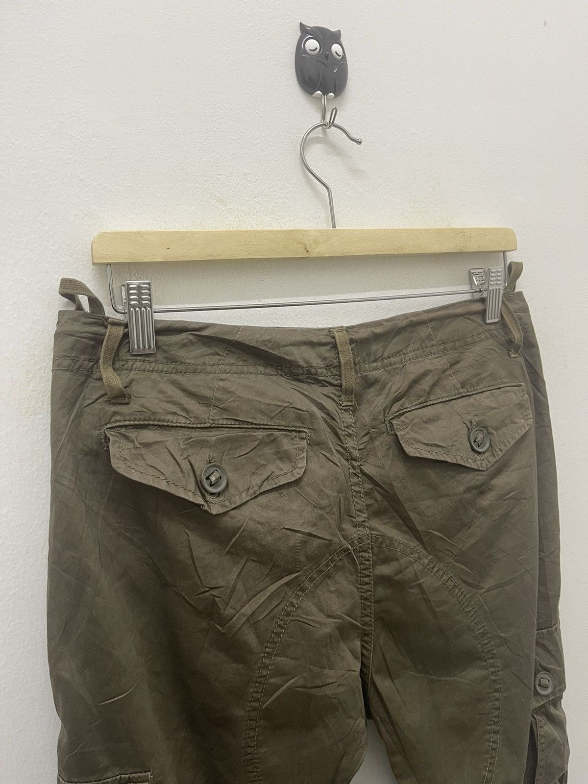 If Six Was Nine Rare BACK NUMBER Cargo Military 2 Ways Pant Size US 31 - 14 Thumbnail