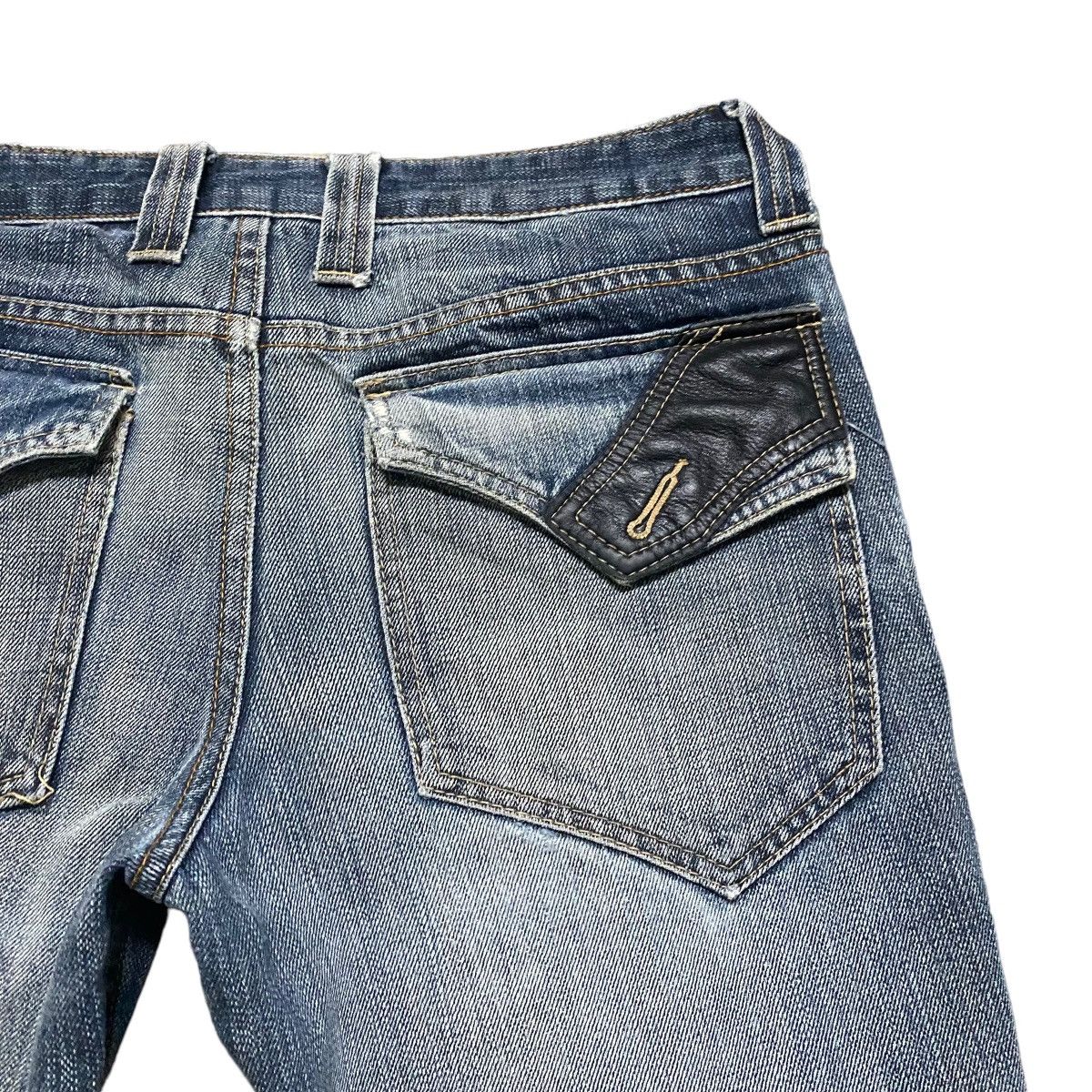 Japanese Brand Japanese Brand TRIXY Thrashed Mudmax Flare Jeans Size US 30 / EU 46 - 13 Thumbnail