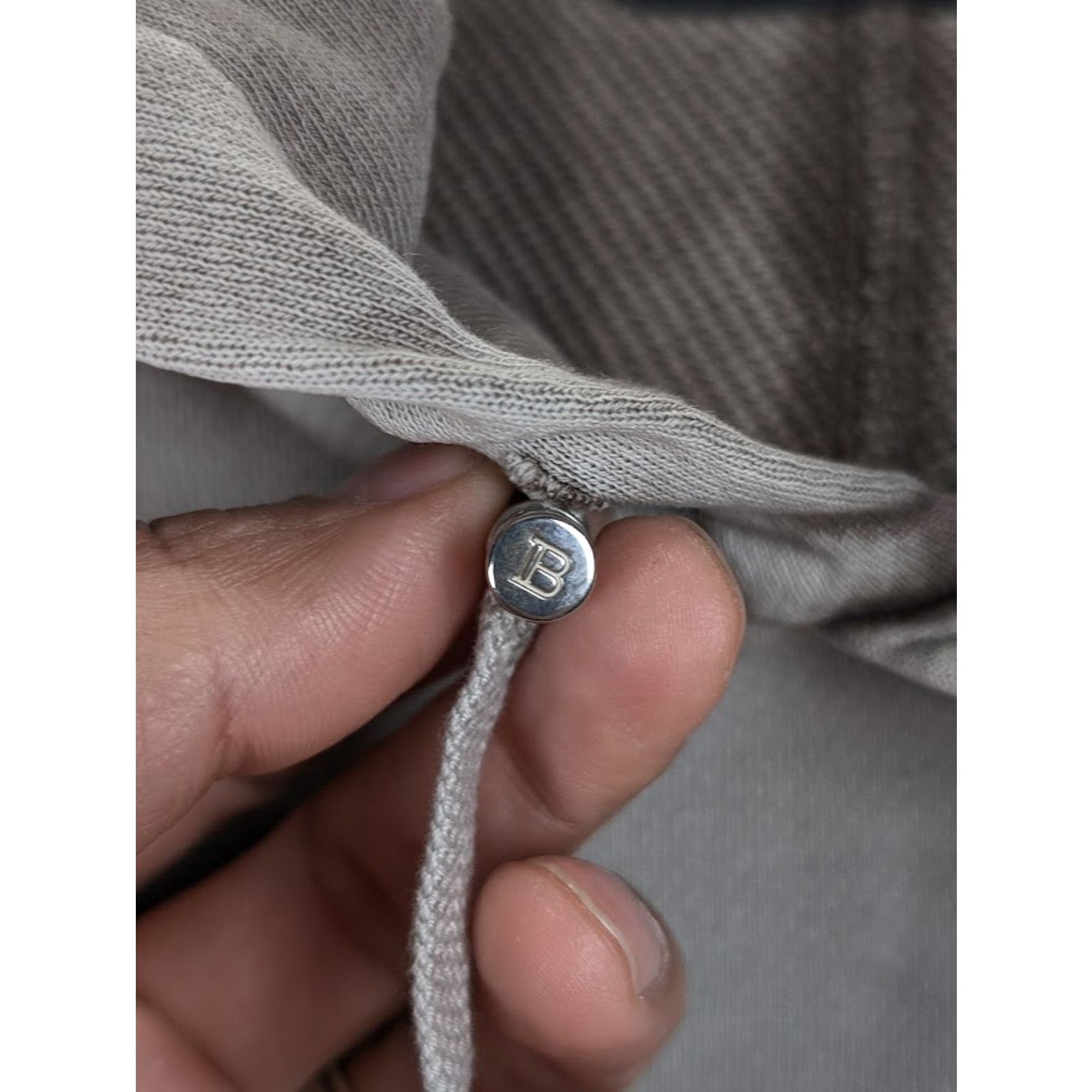 Balmain o1rshd1 Washed Hoodie in Grey Size US M / EU 48-50 / 2 - 11 Thumbnail