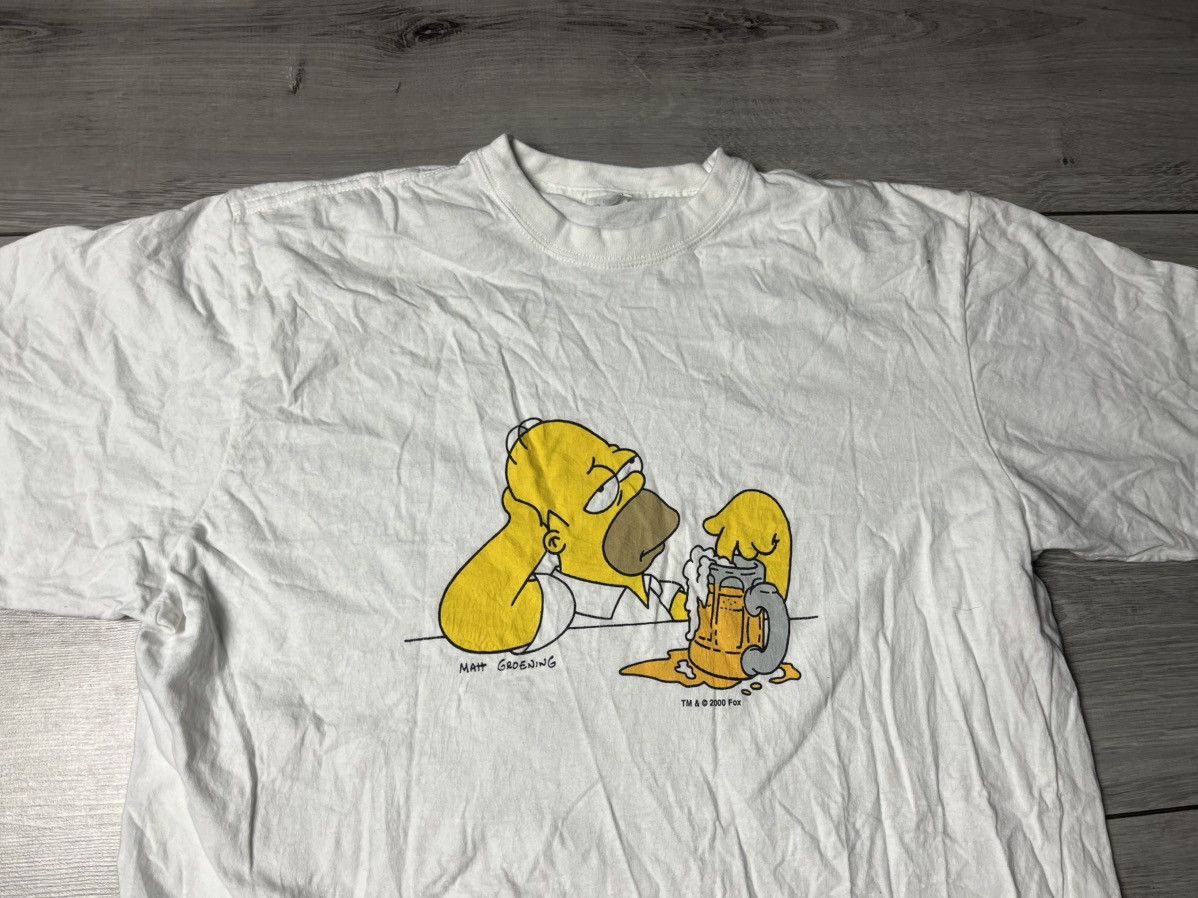 The Simpsons The Simpsons tshirt Homer Beer Matt Groening 2000 size XL Size US XL / EU 56 / 4 - 3 Thumbnail
