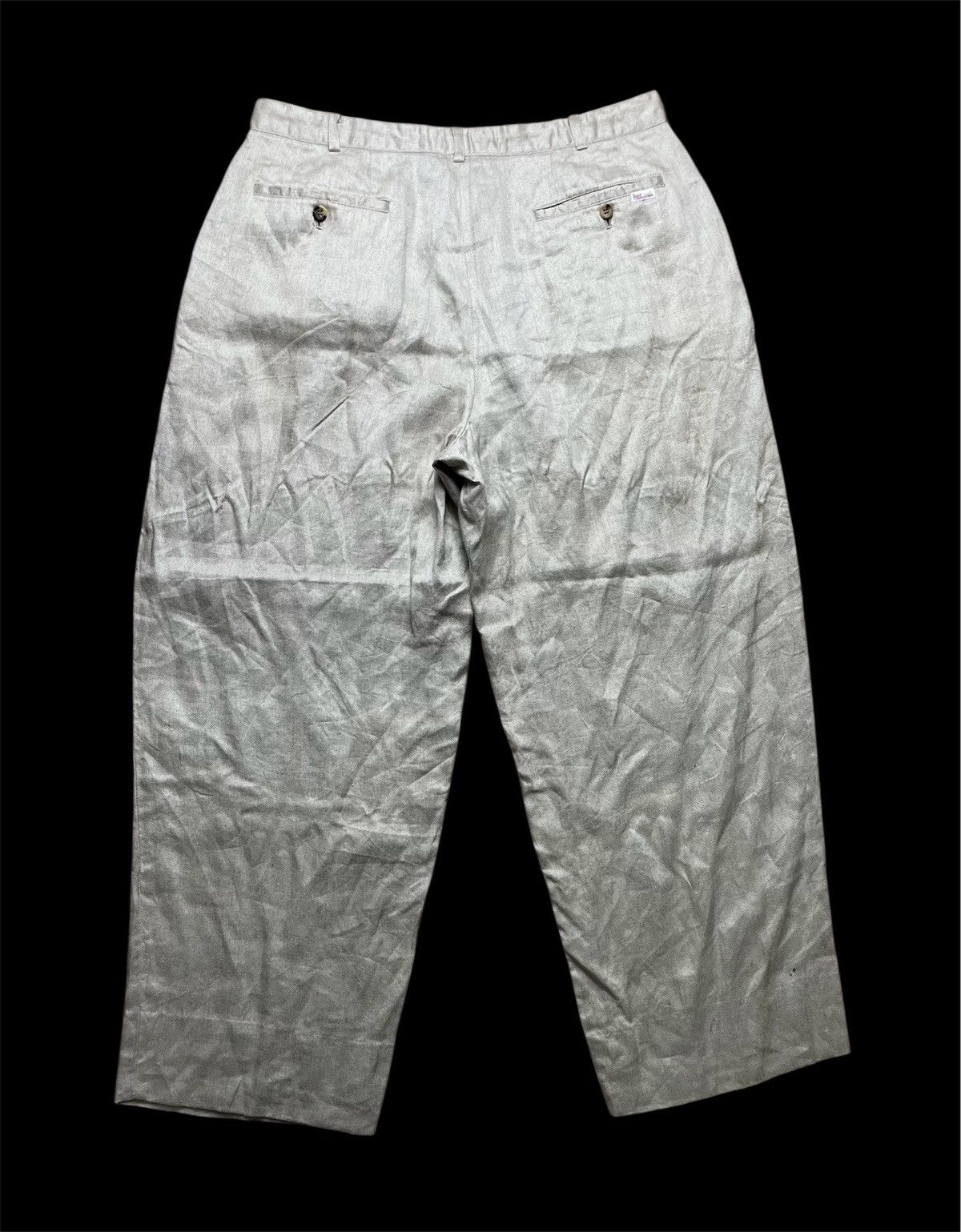 Issey Miyake Vintage Papas maniere de heming linen pants baggy Size US 32 / EU 48 - 2 Thumbnail