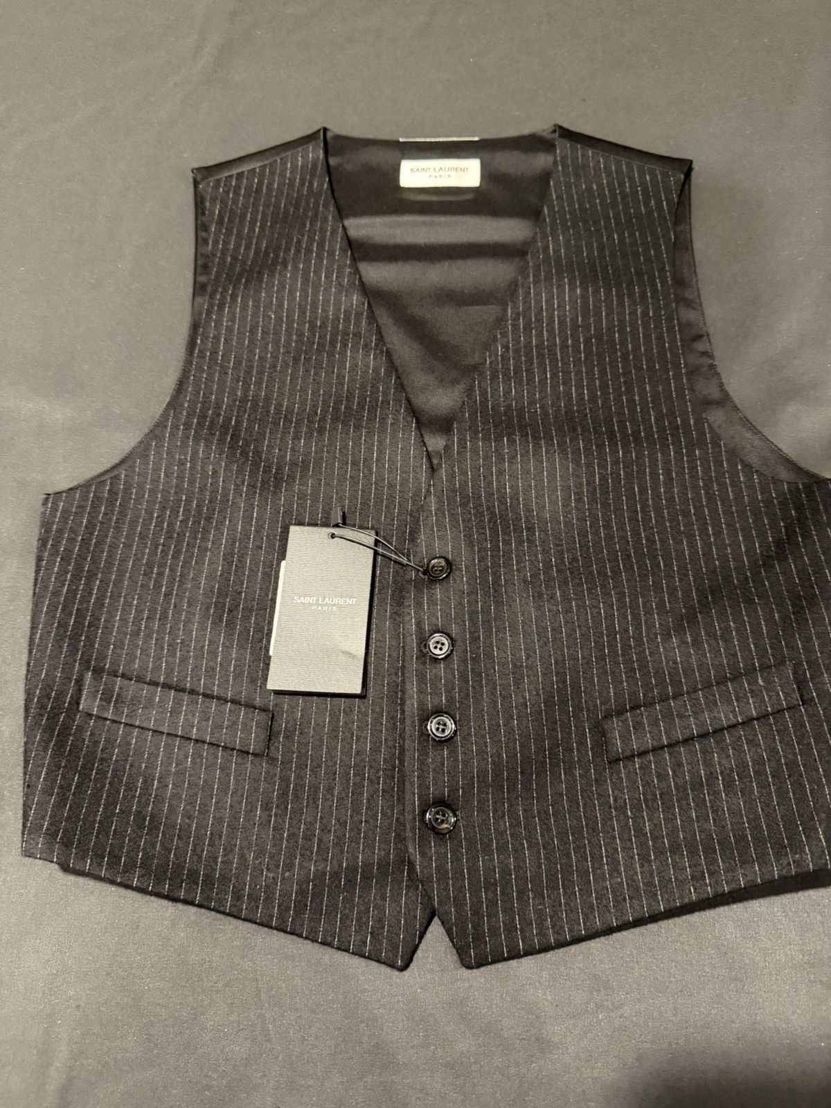Saint Laurent Paris Saint Laurent men’s vest. 48/38 $1500 Size 38R - 1 Thumbnail