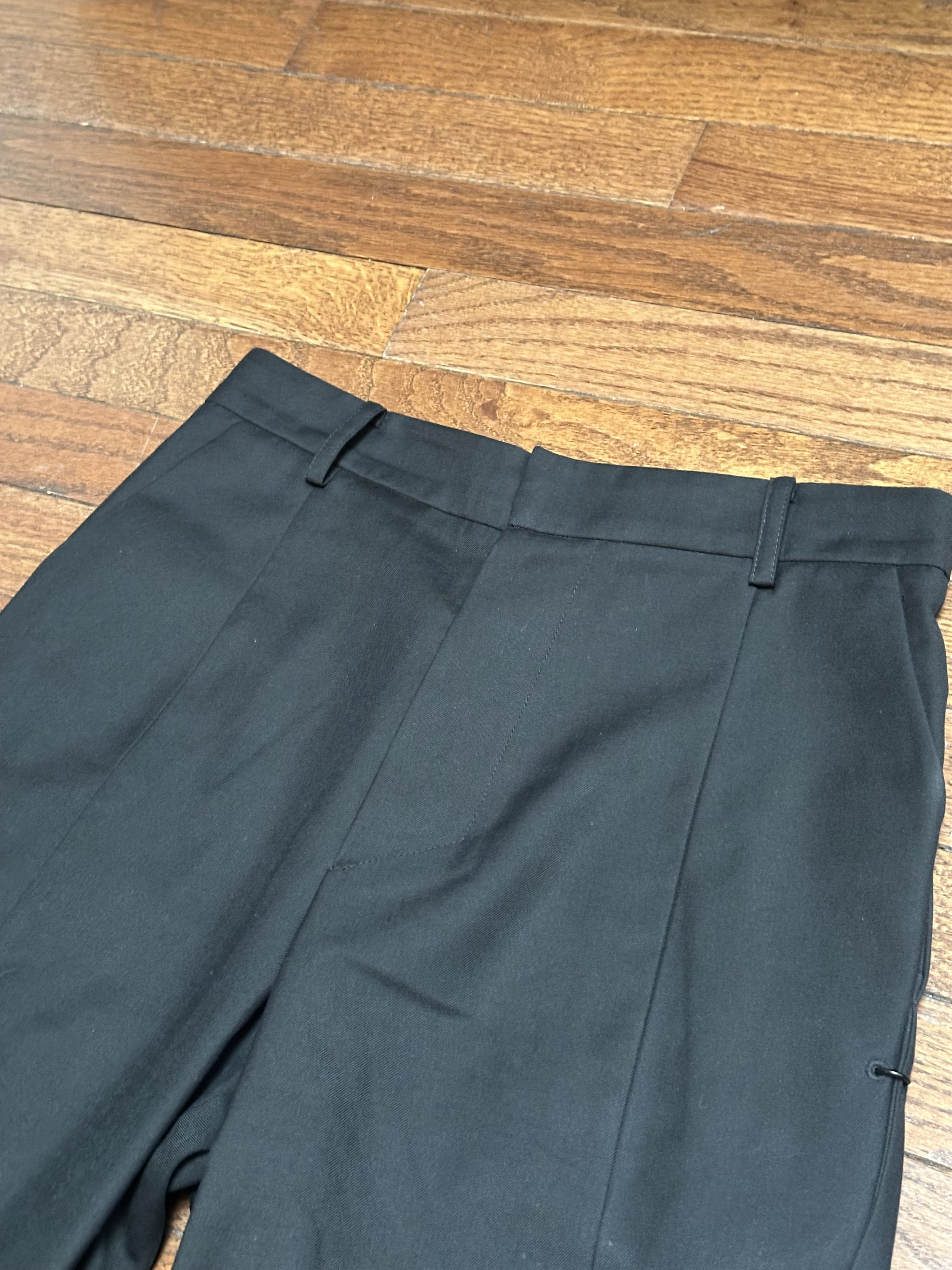 Hyein Seo Hyein Seo Black Pierced Overlap Trousers Size US 28 / EU 44 - 3 Thumbnail