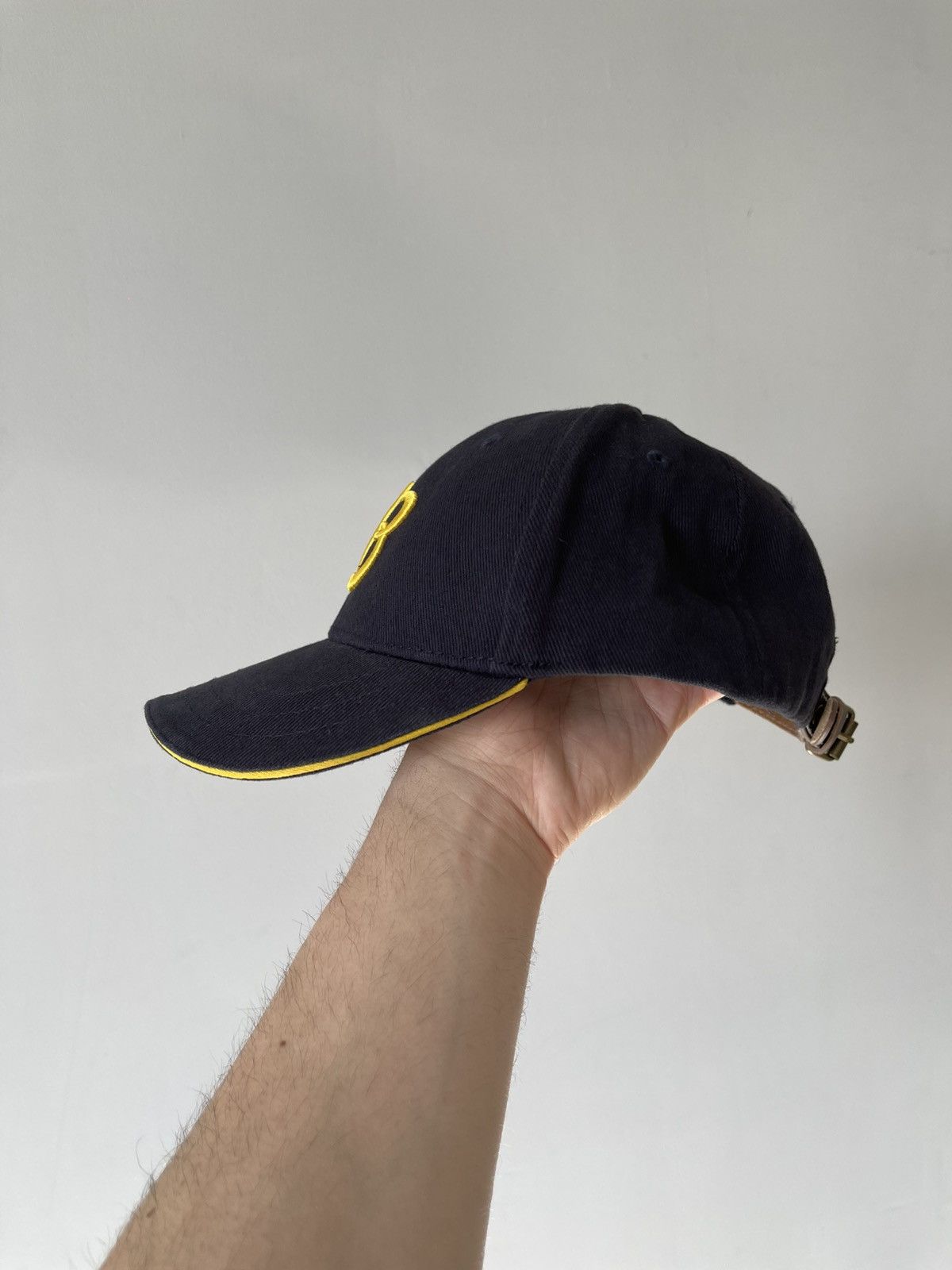 Breitling Vintage BREITLING Luxury Cap Hat Leather Strap Embroidered Size ONE SIZE - 8 Thumbnail