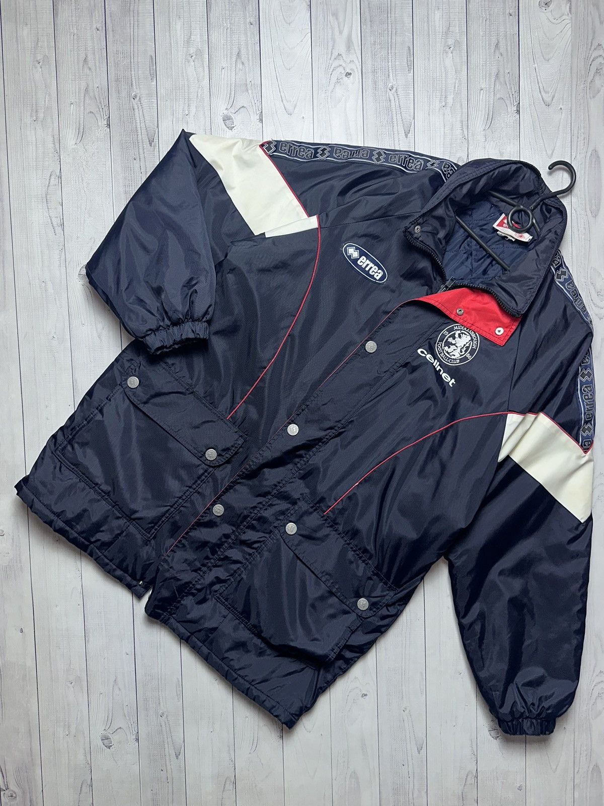 Vintage Vintage Middlesbrough errea soccer jacket parka size XL logo Size US XL / EU 56 / 4 - 3 Thumbnail