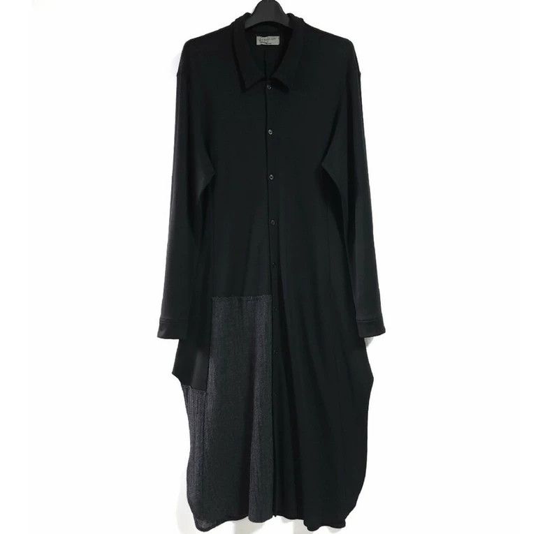 Yohji Yamamoto Yohji Yamamoto 2015 AW Wool Long Shirt Size US L / EU 52-54 / 3 - 1 Thumbnail