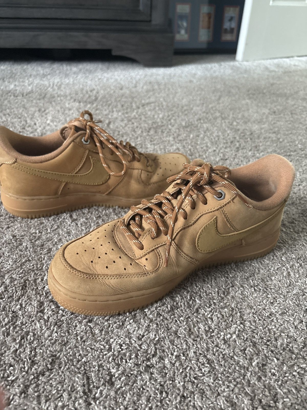 Nike Nike AF1 Flax Wheat Size US 8.5 / EU 41-42 - 1 Thumbnail