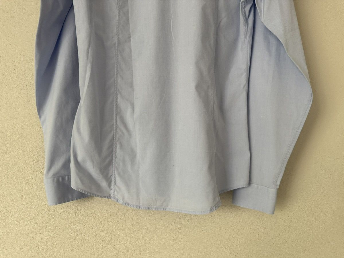Gucci Light Blue Slim Shirt with Mother of Pewrl Buttons Size US M / EU 48-50 / 2 - 10 Thumbnail
