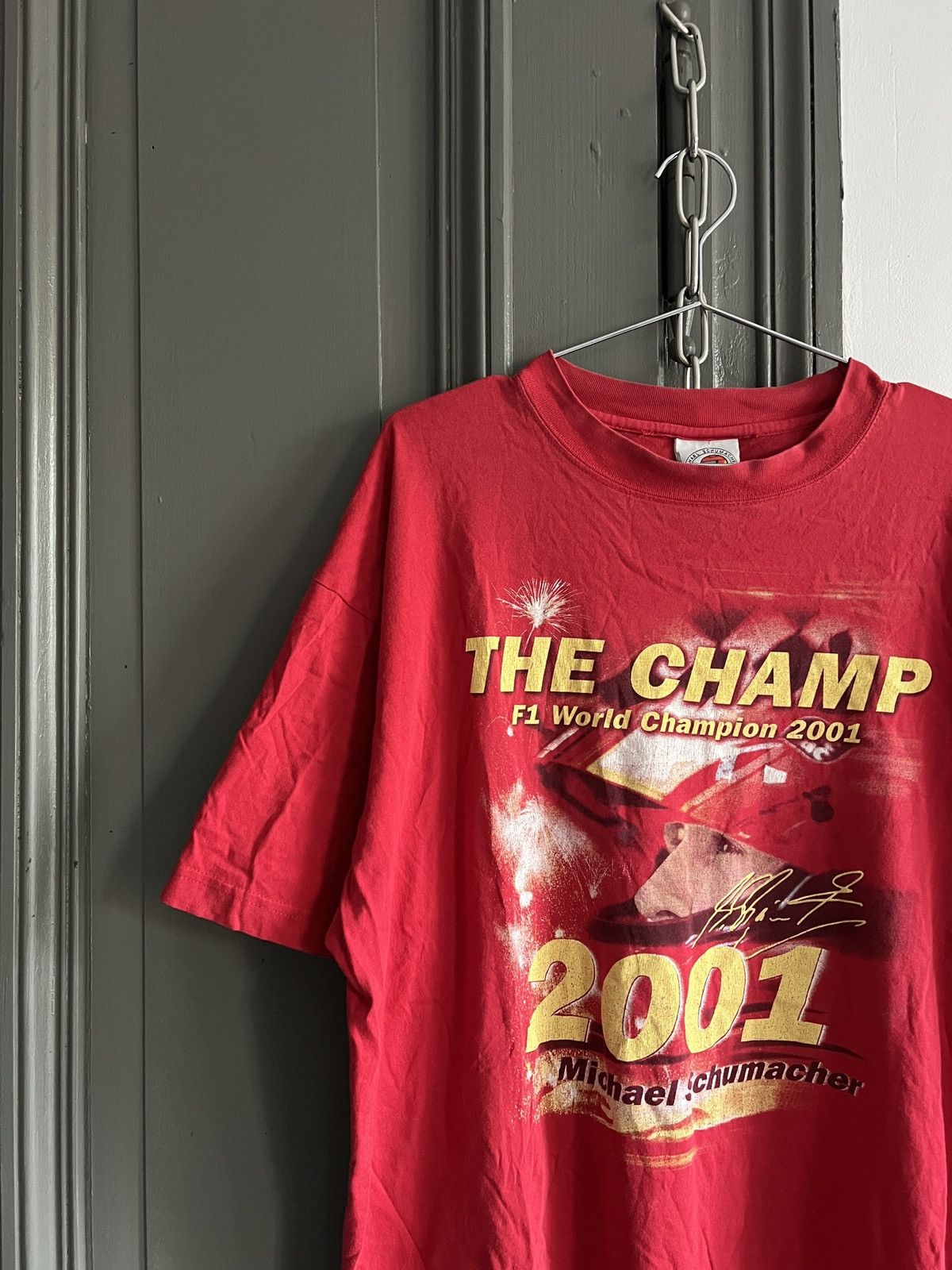 Other Vintage Michael Schumacher XL T-Shirt Boxy Racing Tee Size US XL / EU 56 / 4 - 5 Thumbnail