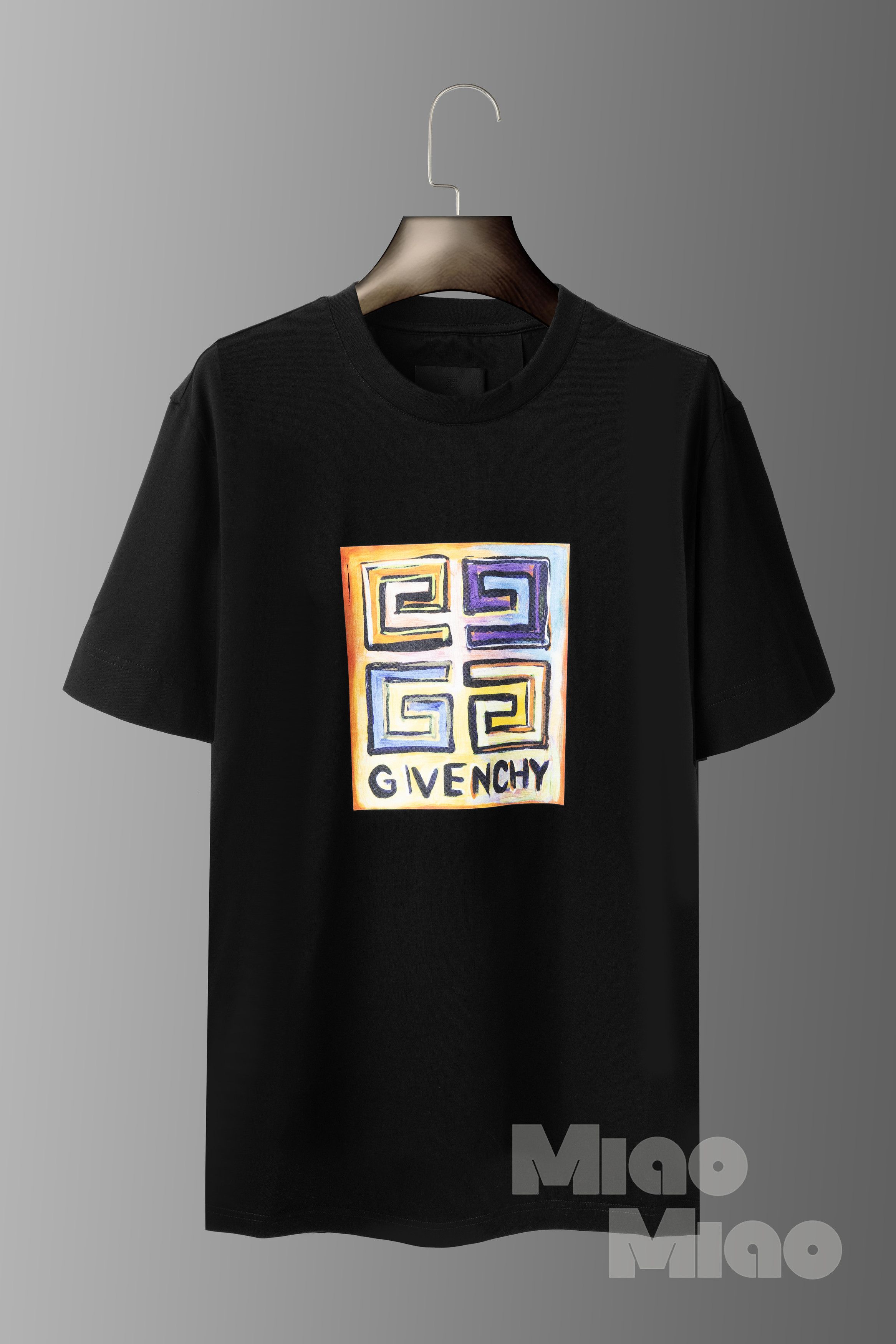Givenchy Givenchy 4G Sketch Print Tee Black Size US XXL / EU 58 / 5 - 1 Thumbnail