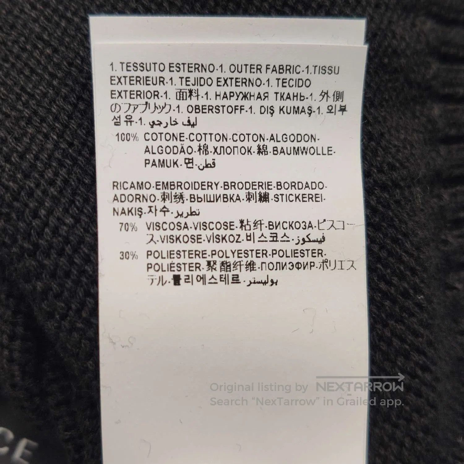 Versace Versace Cotton Crewneck Logo Sweater S. Size US S / EU 44-46 / 1 - 8 Thumbnail