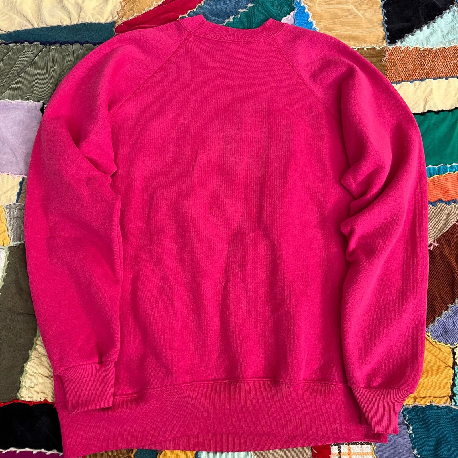 Hanes Vintage Branson Missouri Guitar Puff Printed Pink Crewneck Size US L / EU 52-54 / 3 - 2 Thumbnail