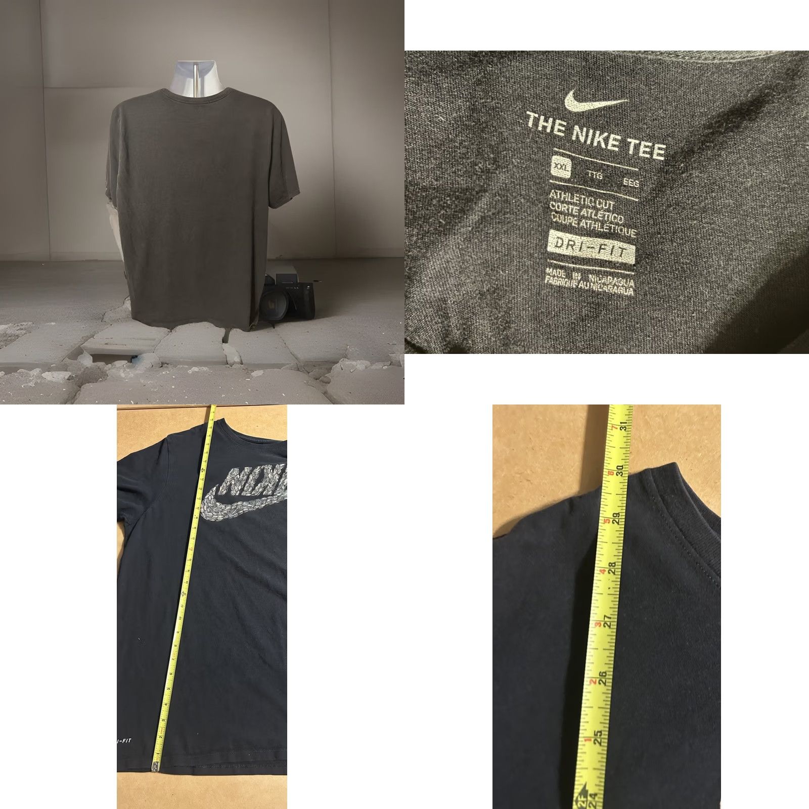 Nike New Title: Nike Dri Fit Sunflower Seeds Baseball Shirt 2XL Men's Short Sleeve Black Size US XXL / EU 58 / 5 - 8 Thumbnail