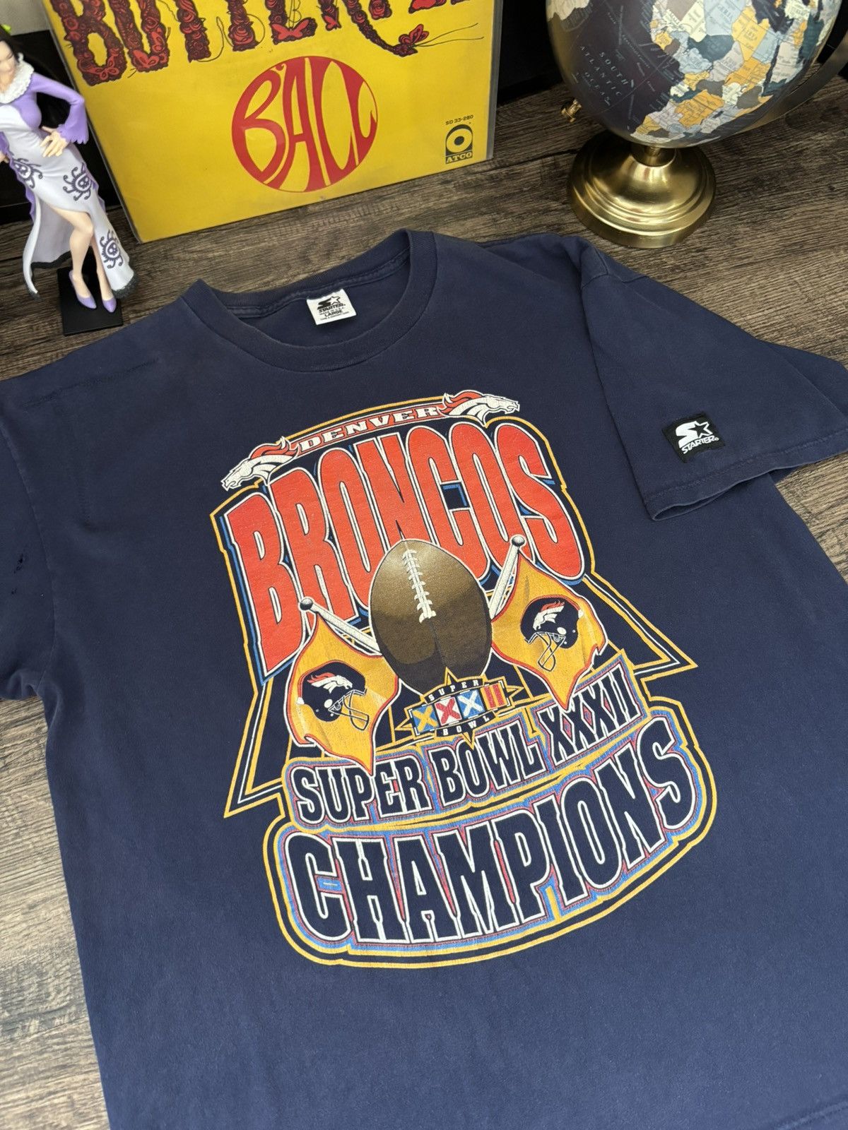 Starter 1997 Denver Broncos NFL Super-bowl Champions Tee Large Size US L / EU 52-54 / 3 - 1 Thumbnail