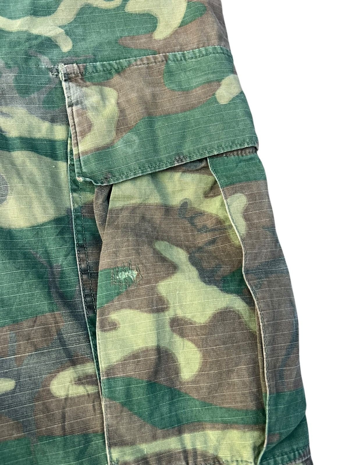 Vintage Vintage 1969 Vietnam War ERDL Camo Ripstop Poplin Trouser Size US 30 / EU 46 - 22 Thumbnail