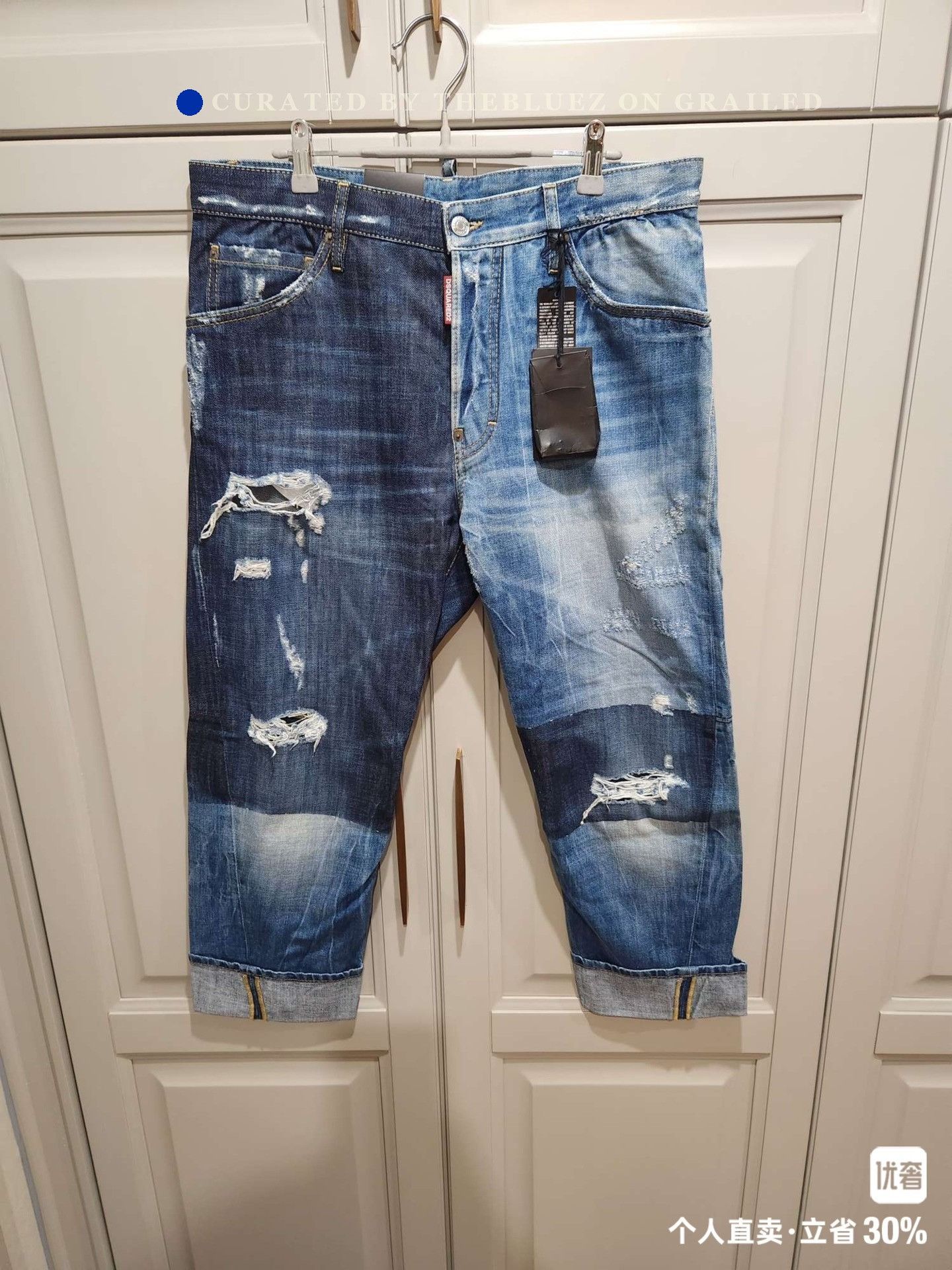Dsquared2 Dsquared2 Work Wear Distressed Pants Size US 32 / EU 48 - 1 Thumbnail