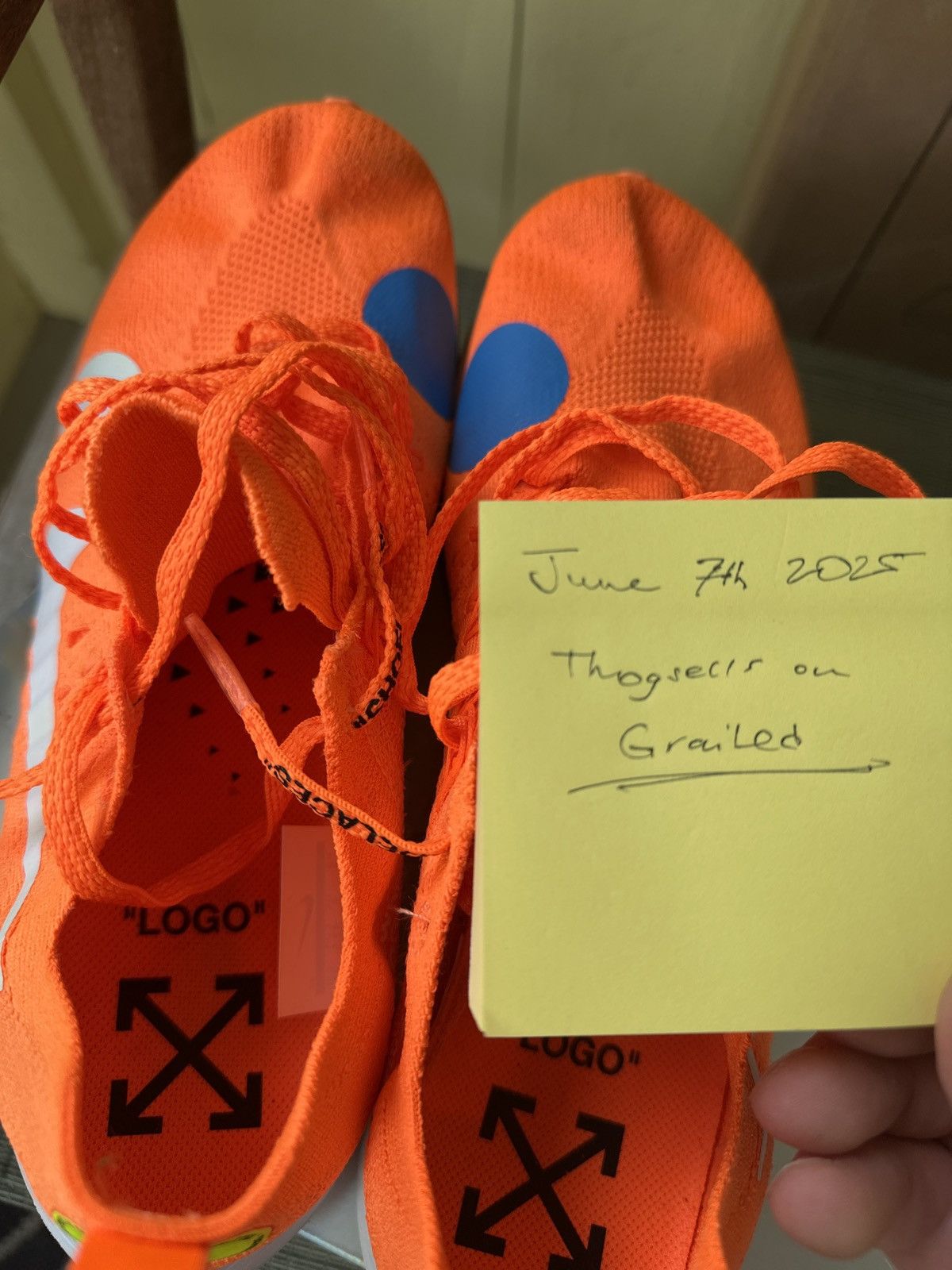 Nike × Off-White Off-White Zoom Fly Mercurial Size US 9 / EU 42 - 2 Thumbnail